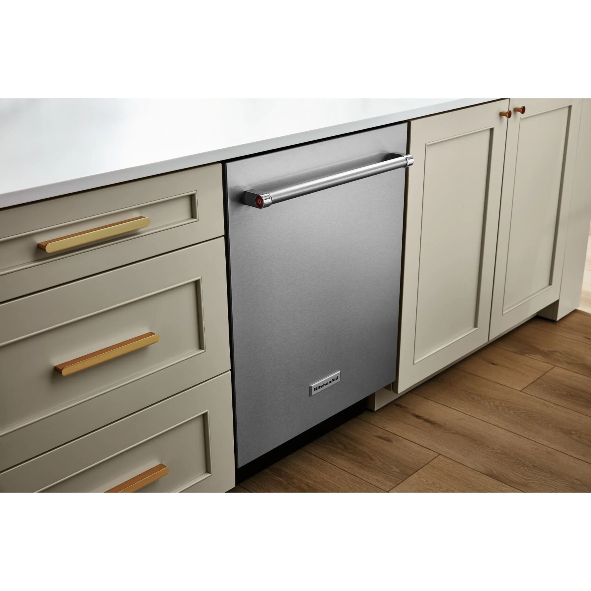 KitchenAid 39 dBA PrintShieldFinish Flush-to-Cabinet Dishwasher with FreeFlexFit Third Level Rack -Stainless Steel (KDTF924PPS) - Image 21