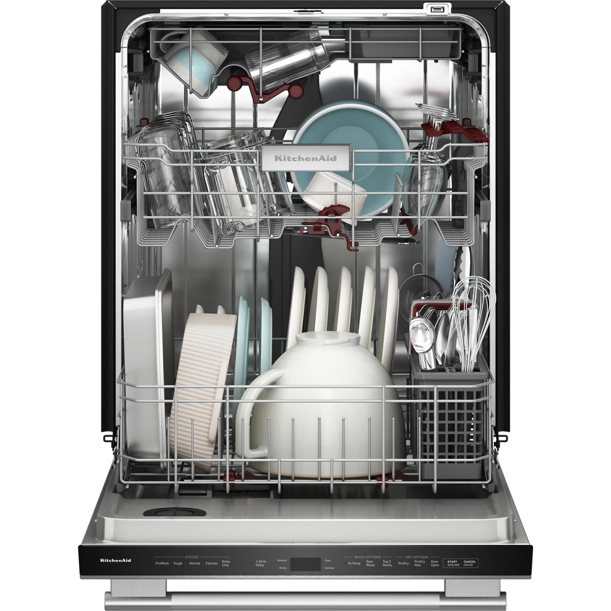 KitchenAid 360 Max JetsThird Rack Dishwasher with Advanced ProDrySystem, 44 dBA -PrintShield Stainless (KDTS624SPS) - Image 18