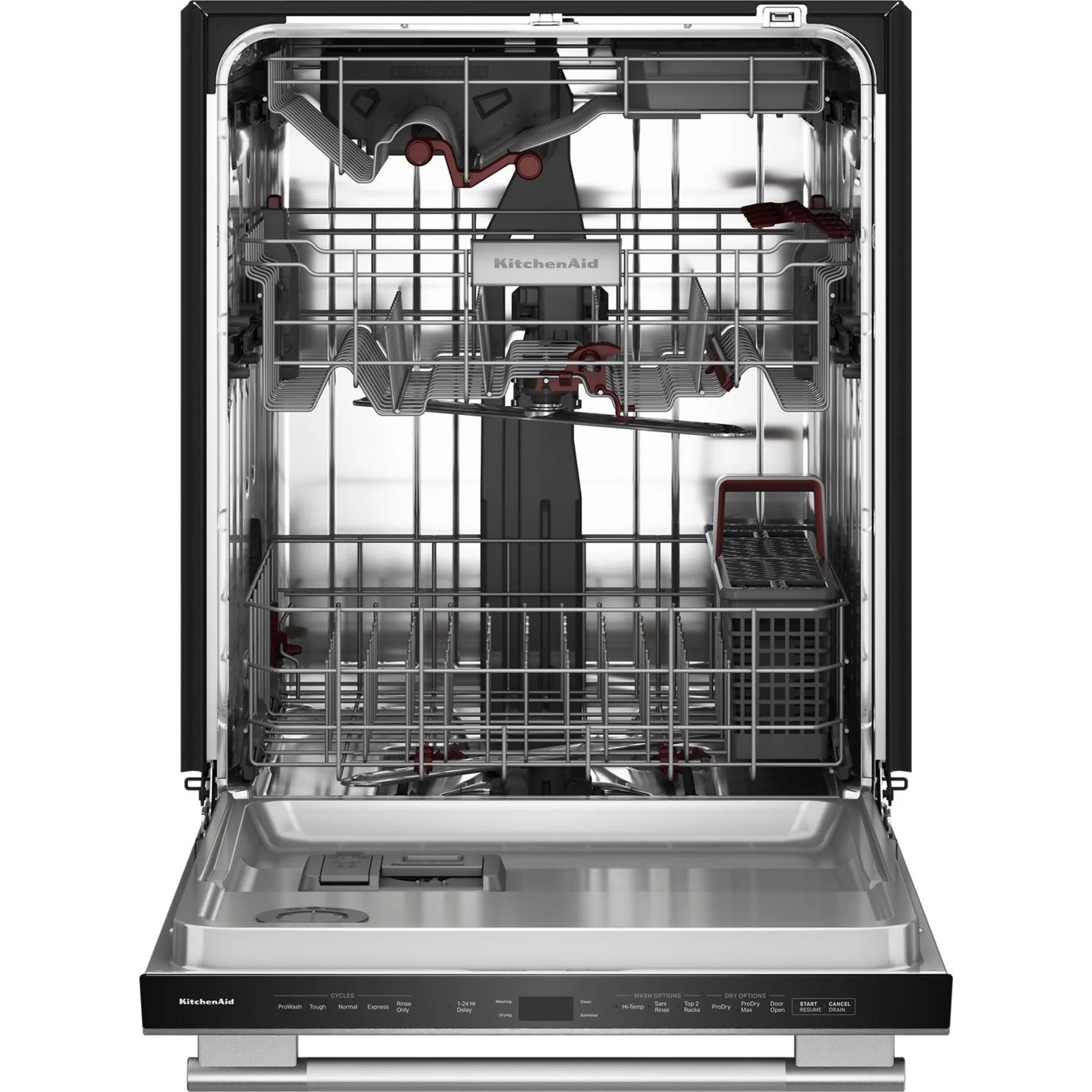 KitchenAid 360 Max JetsThird Rack Dishwasher with Advanced ProDrySystem and Ultra-bright LED Lighting, 44 dBA -PrintShield Stainless (KDTS724SPS) - Image 4