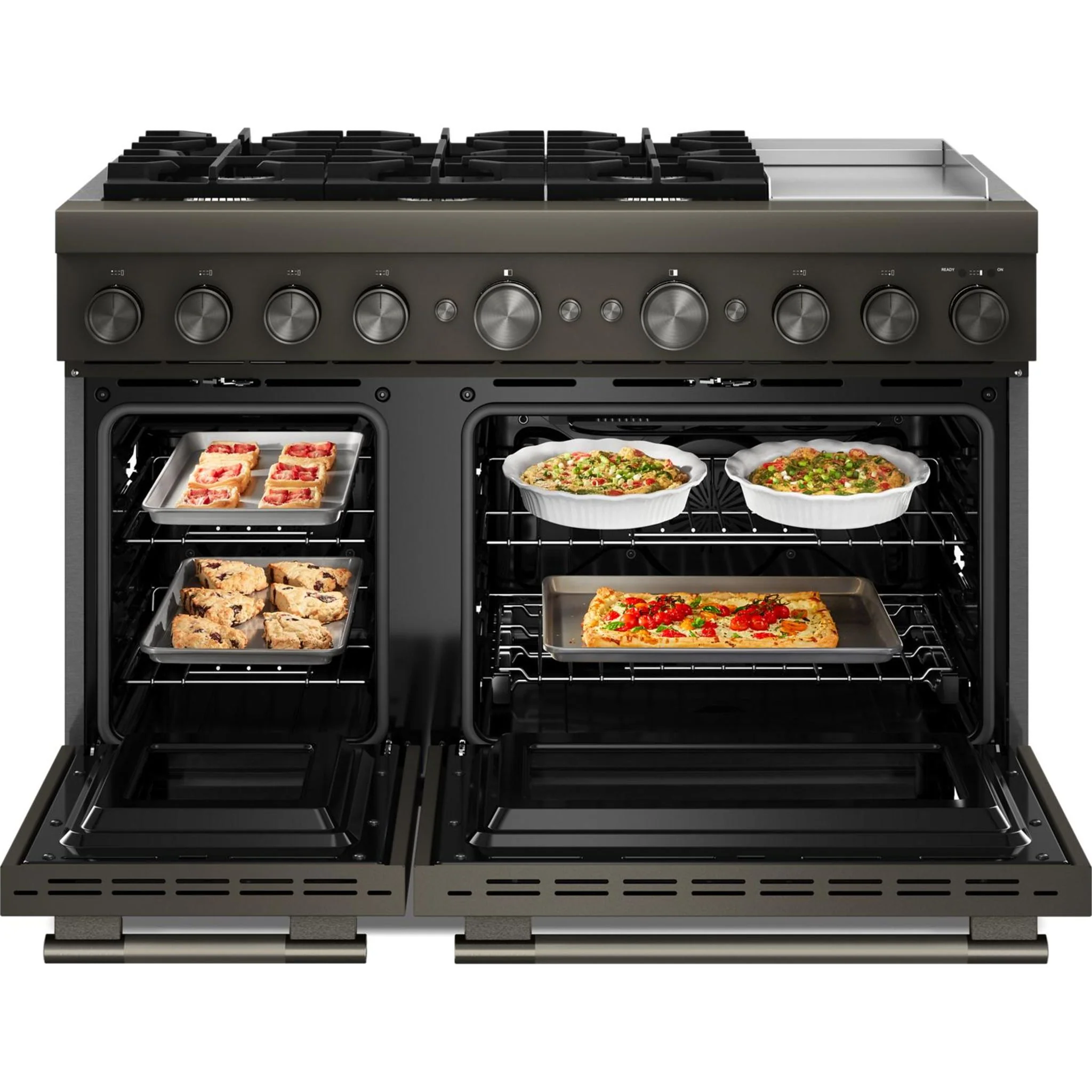 KitchenAid Double Oven Range (KFDD948SBE) - Black Ore - Image 3