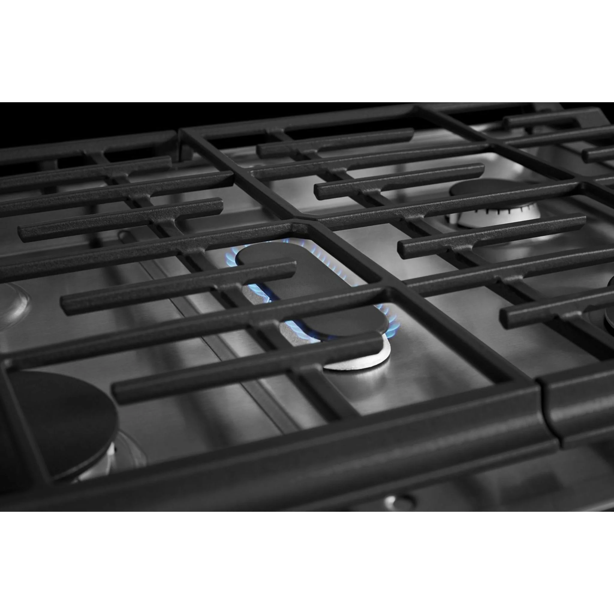 KitchenAid 30-Inch 5-Burner Dual Fuel Convection  Front Control Range with Baking Drawer -Stainless Steel (YKSDB900ESS) - Image 8