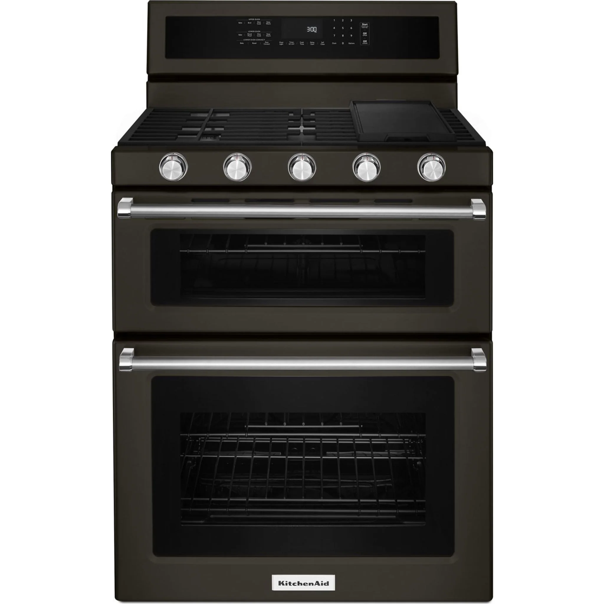 KitchenAid 30-Inch 5 Burner Dual Fuel Double Oven Convection Range -Stainless Steel (KFDD500ESS) - Image 27