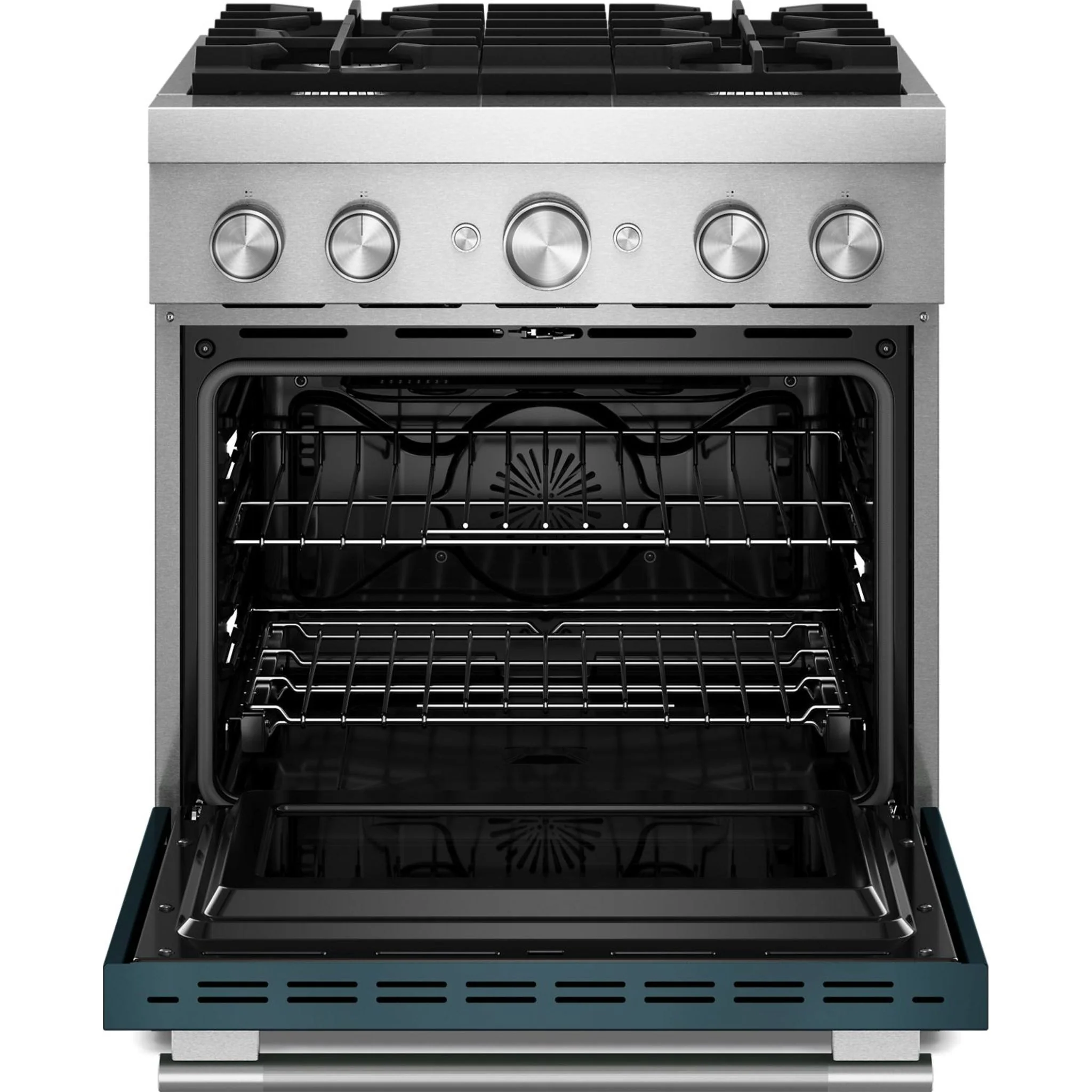 KitchenAid 30-Inch 4 Burner Commercial-Style Dual Fuel Range with No Preheat Air Fry Mode -Agave (KFDS930SAG) - Image 11