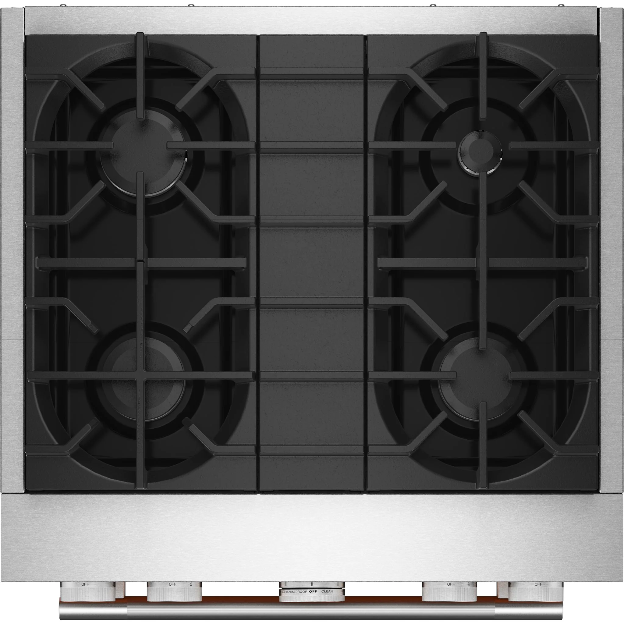 KitchenAid 30-Inch 4 Burner Commercial-Style Dual Fuel Range with No Preheat Air Fry Mode -Agave (KFDS930SAG) - Image 2