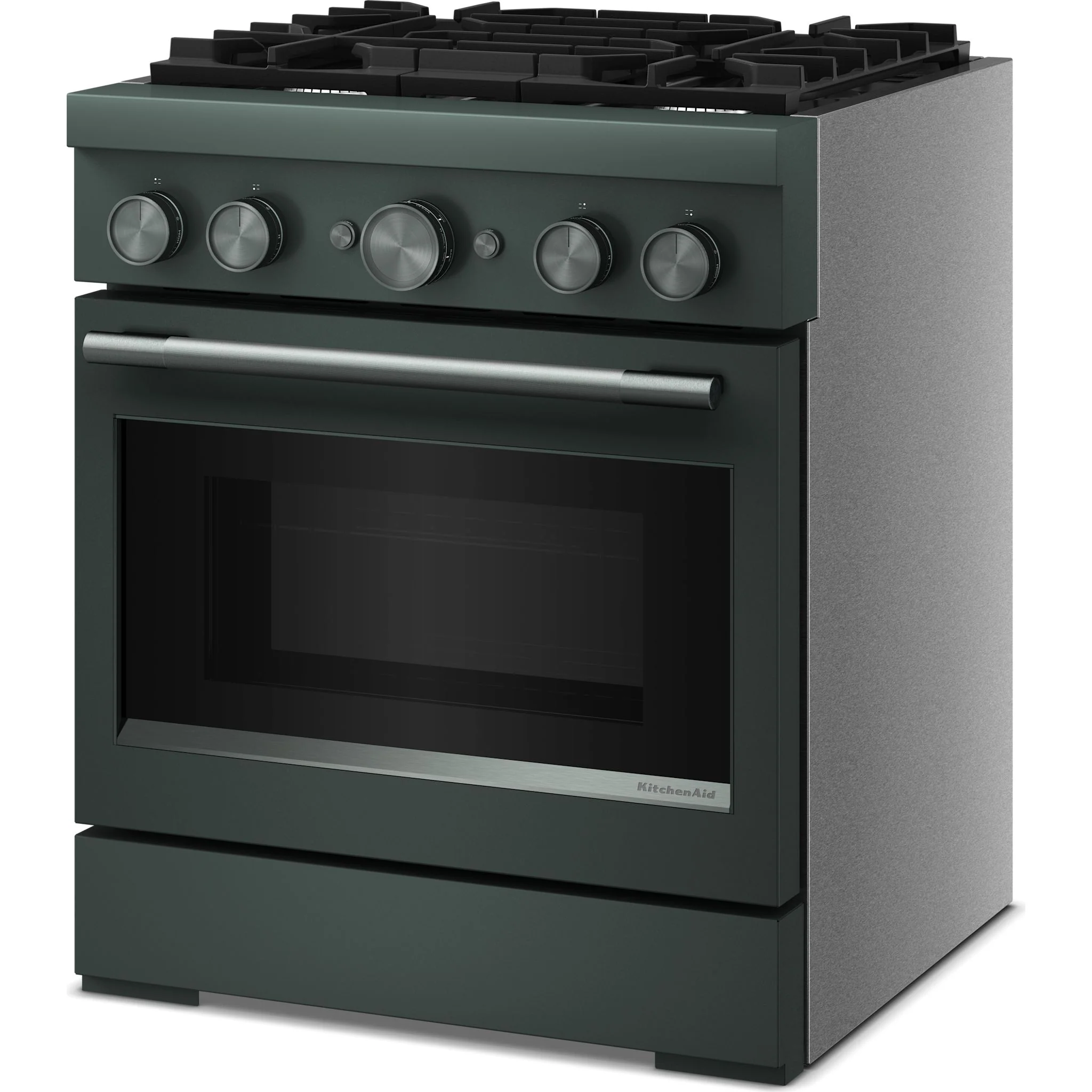 KitchenAid 30-Inch 4 Burner Commercial-Style Dual Fuel Range with No Preheat Air Fry Mode -Juniper (KFDS930SJP) - Image 4