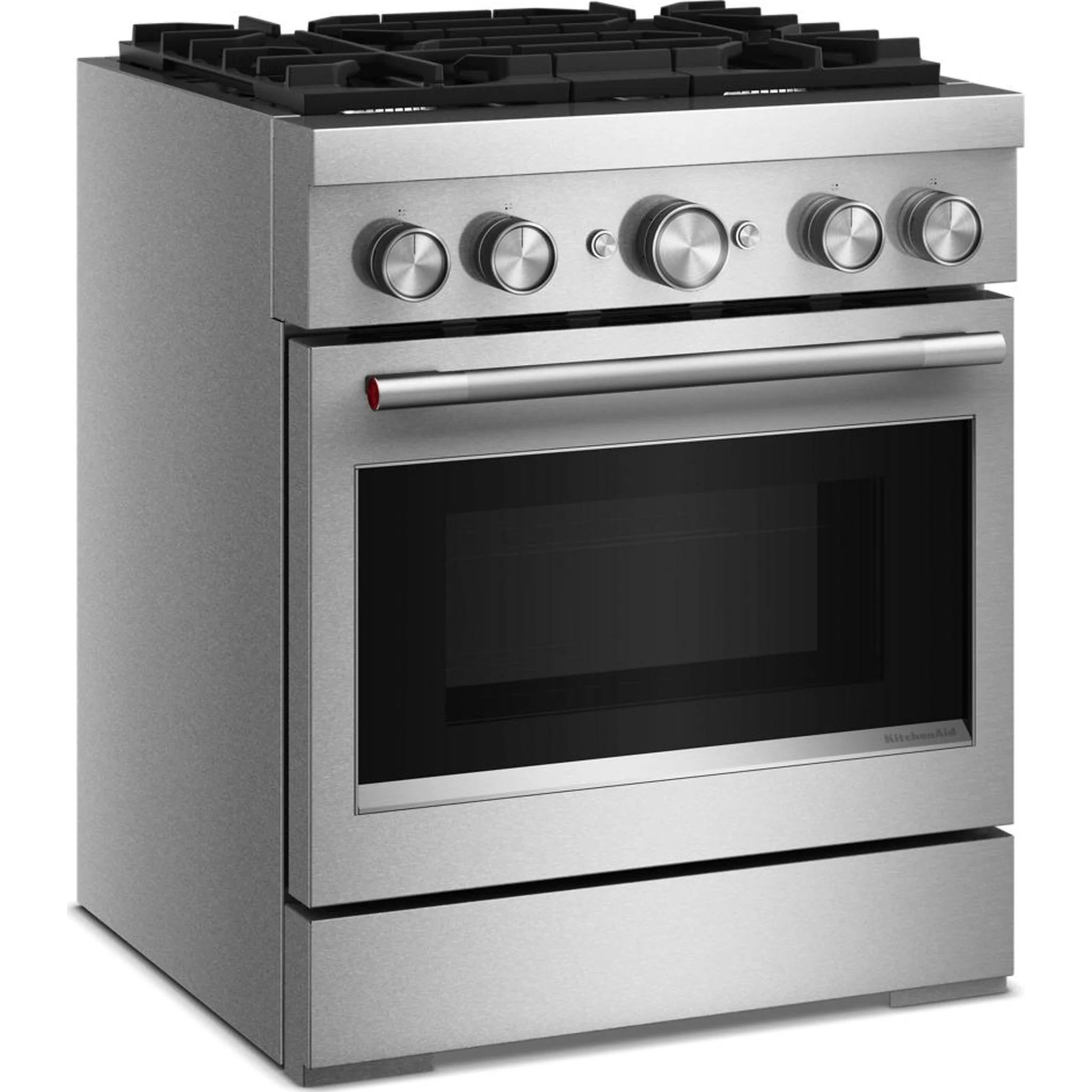 KitchenAid 30-Inch 4 Burner Commercial-Style Dual Fuel Range with No Preheat Air Fry Mode -Stainless Steel (KFDS930SSS) - Image 10