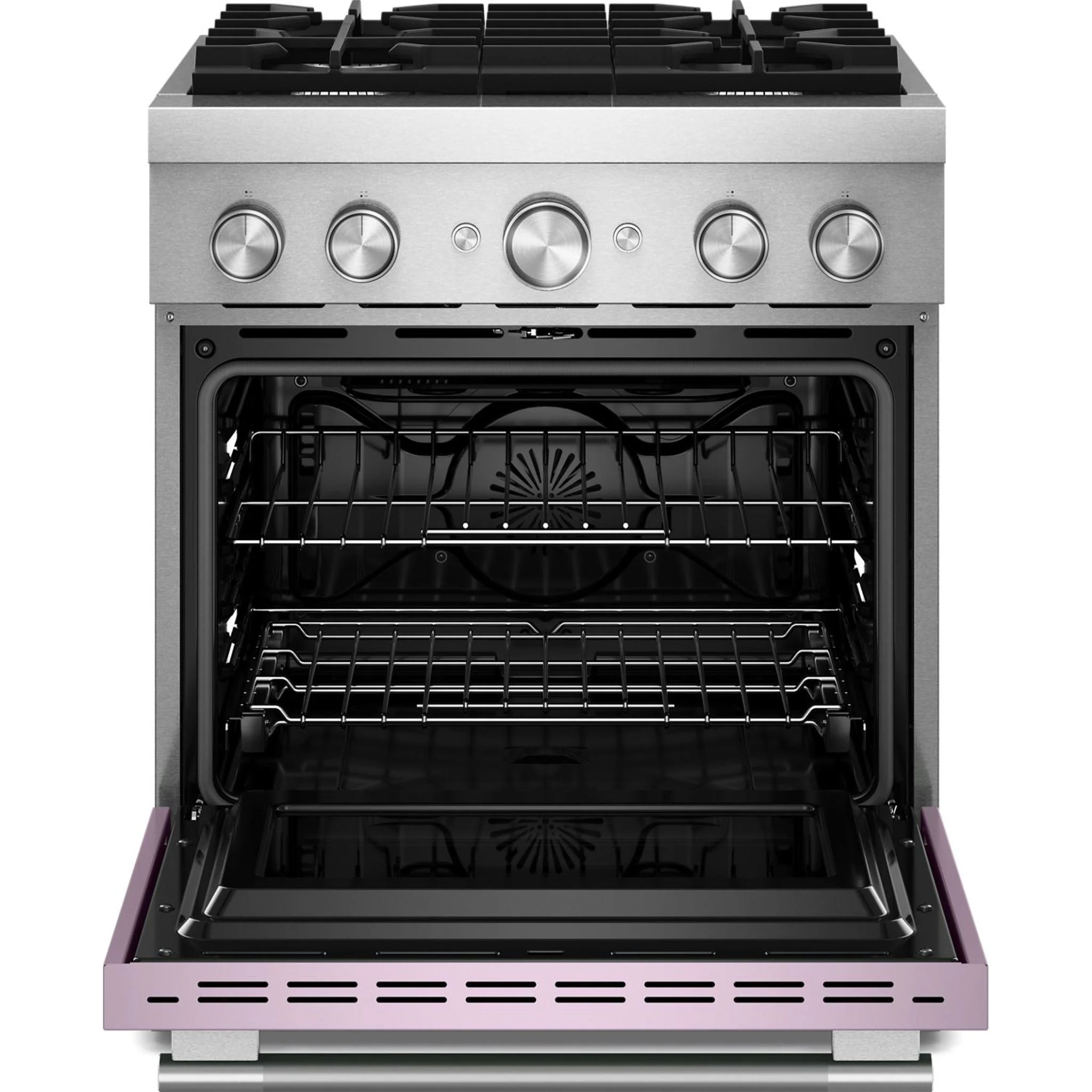 KitchenAid 30-Inch 4 Burner Commercial-Style Dual Fuel Range with No Preheat Air Fry Mode -Wildflower (KFDS930SWF) - Image 7