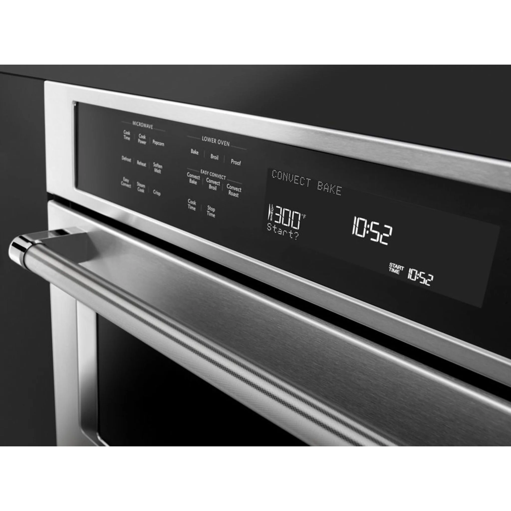 KitchenAid 30-Inch 5 elements Electric Double Oven Convection Range -Stainless Steel (YKFED500ESS) - Image 2