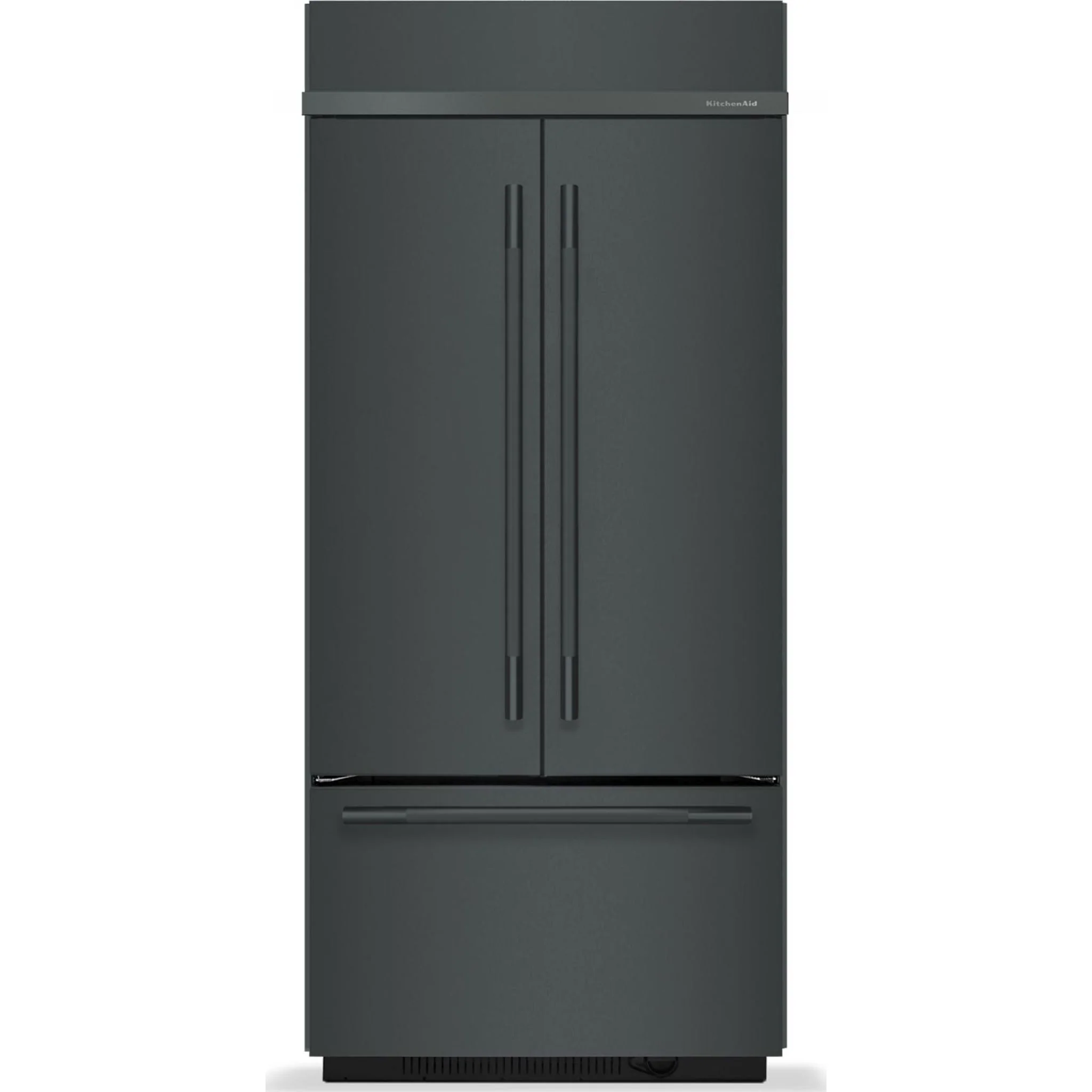 KitchenAid 20.8 Cu. Ft. 36" Built-In French Door Bottom Mount Refrigerator with Platinum Interior - Juniper (KBFN536SJP)
