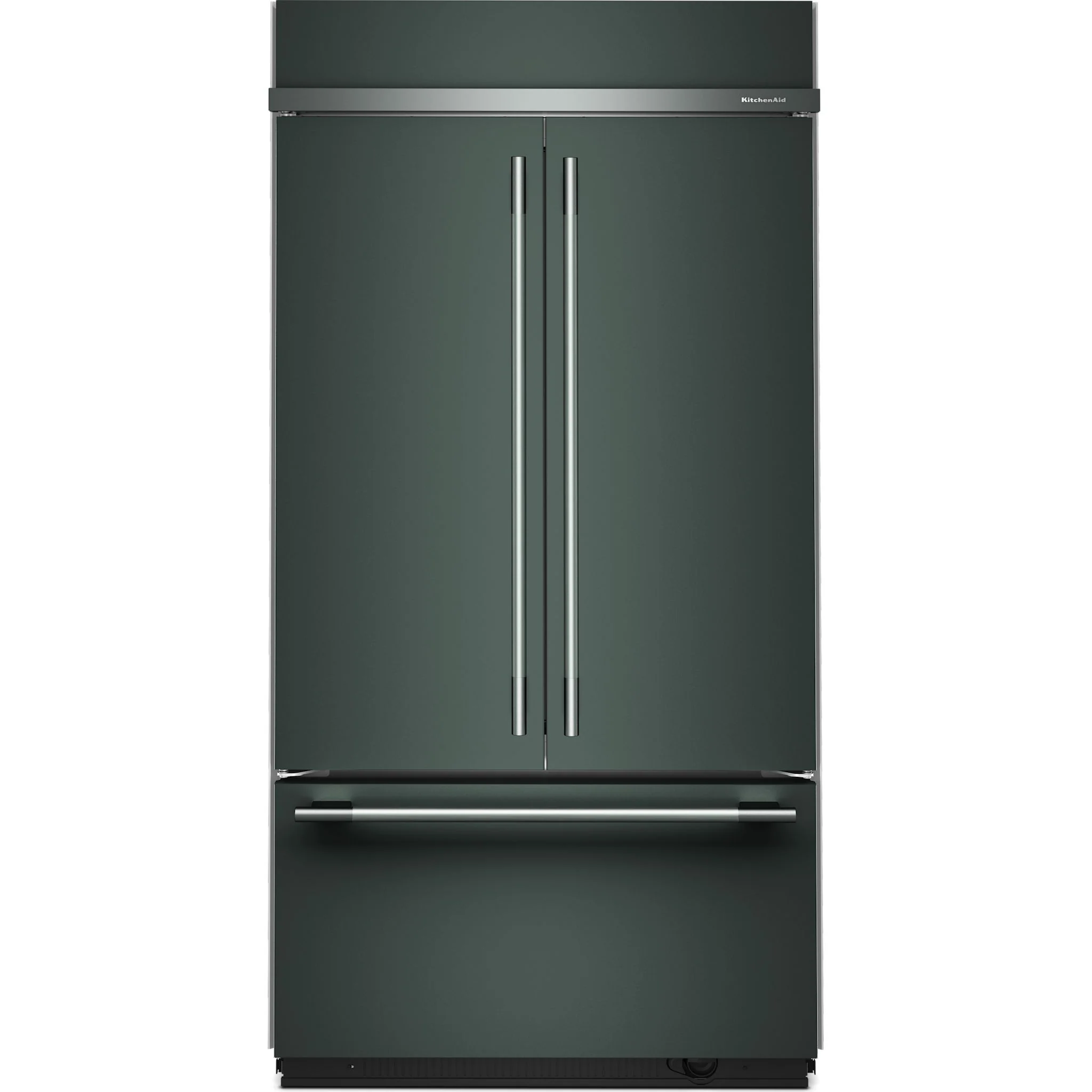 KitchenAid 24.2 Cu. Ft. 42" Built-In French Door Bottom Mount Refrigerator with Platinum Interior - Juniper (KBFN542SJP) - Image 2