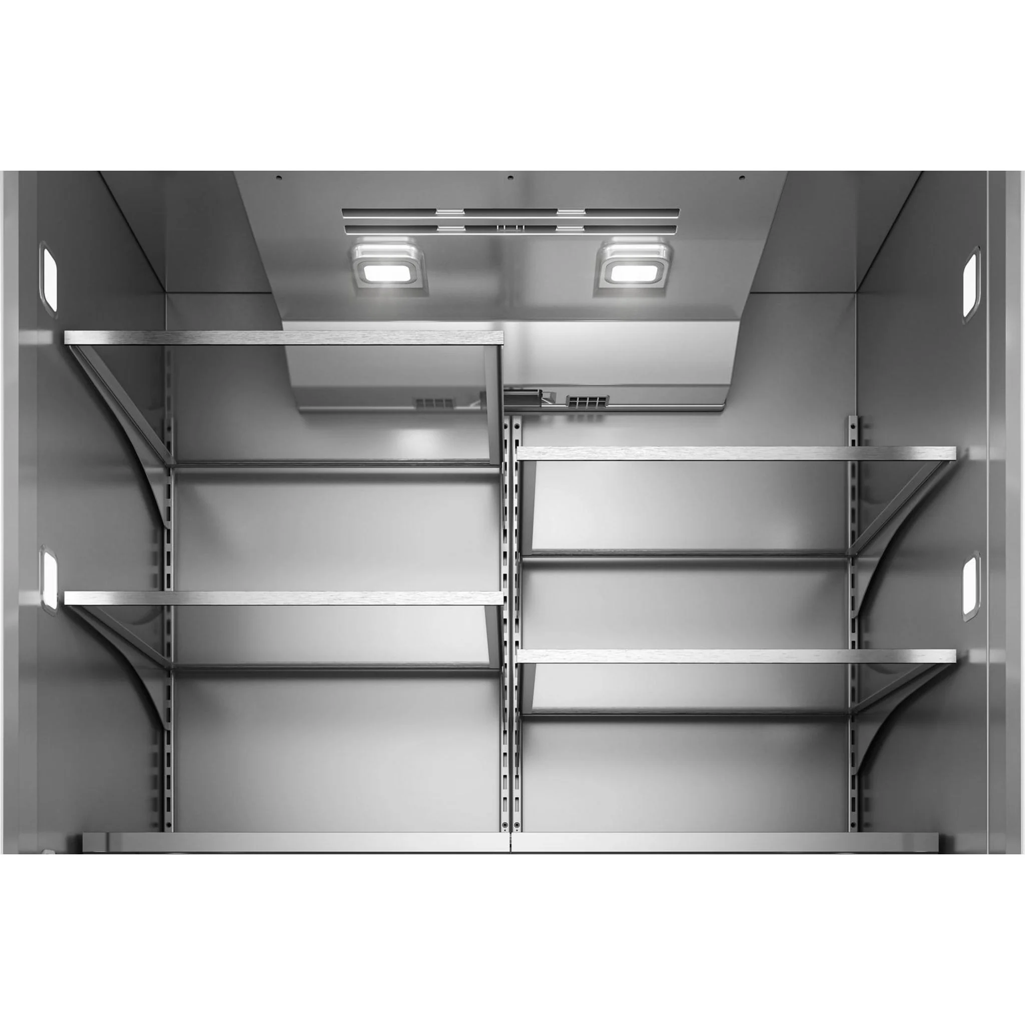 KitchenAid 24.2 Cu. Ft. 42" Built-In French Door Bottom Mount Refrigerator with Platinum Interior - PrintShield Stainless Steel (KBFN542SPS) - Image 10