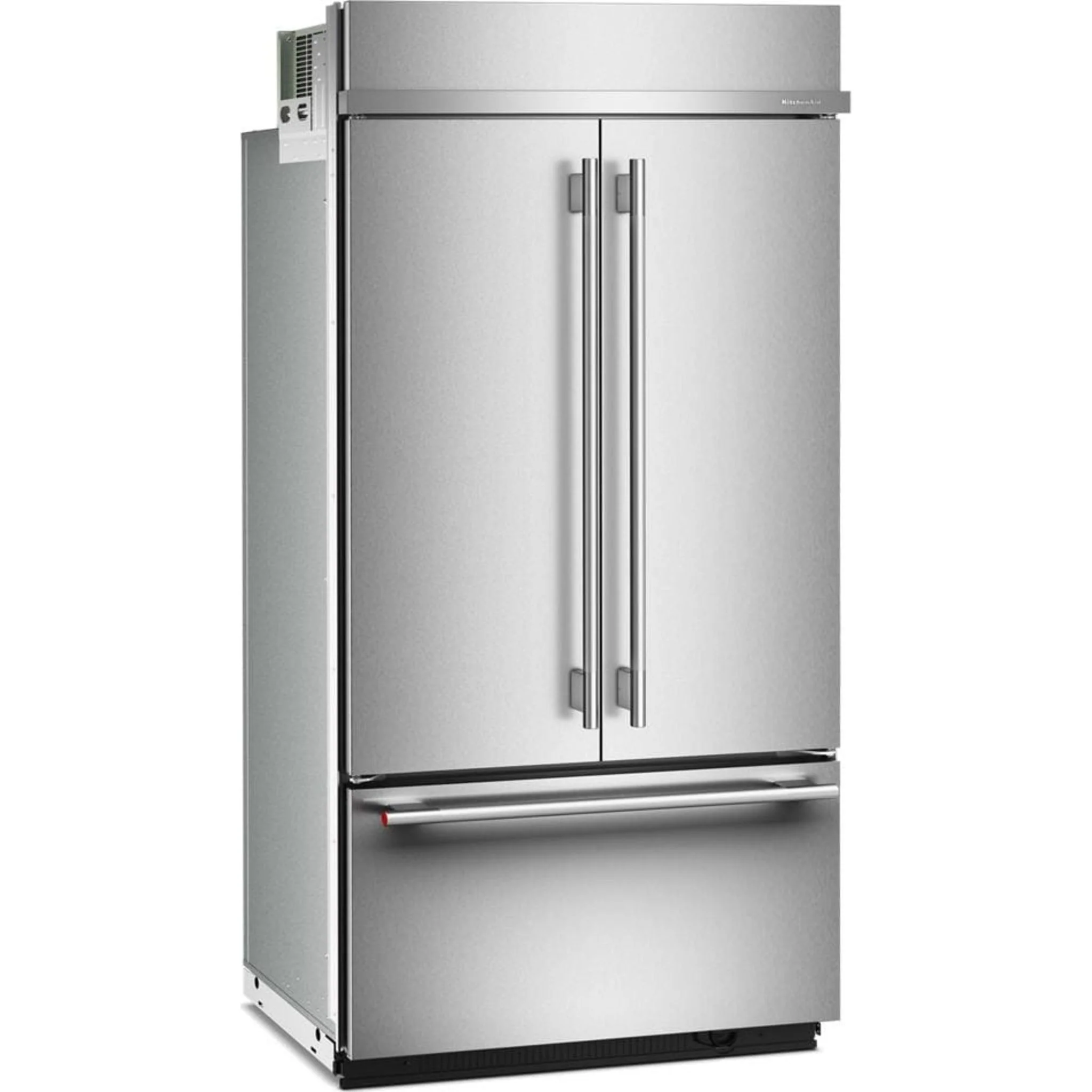 KitchenAid 24.2 Cu. Ft. 42" Built-In French Door Bottom Mount Refrigerator with Platinum Interior - PrintShield Stainless Steel (KBFN542SPS) - Image 16