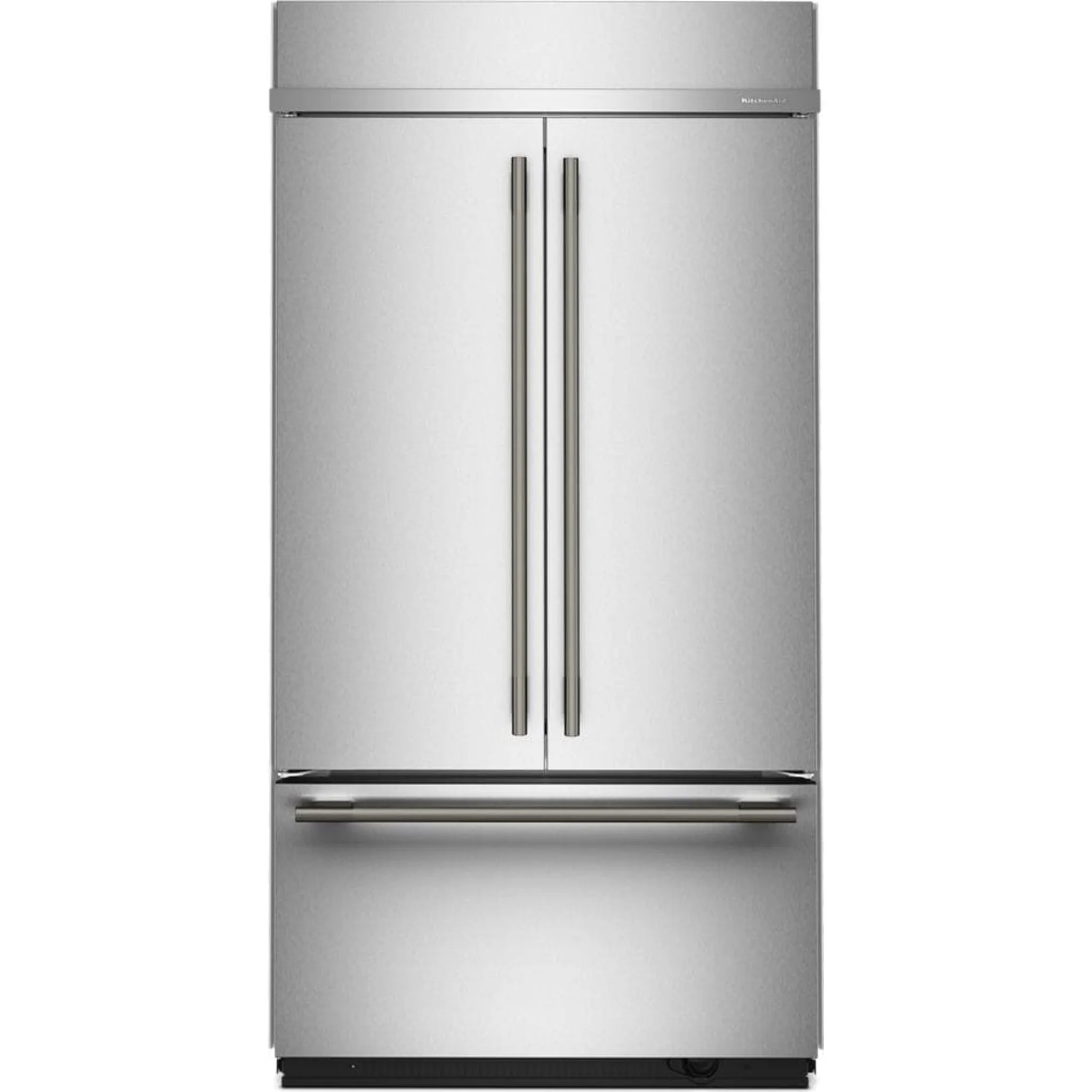 KitchenAid 24.2 Cu. Ft. 42" Built-In French Door Bottom Mount Refrigerator with Platinum Interior - PrintShield Stainless Steel (KBFN542SPS) - Image 5