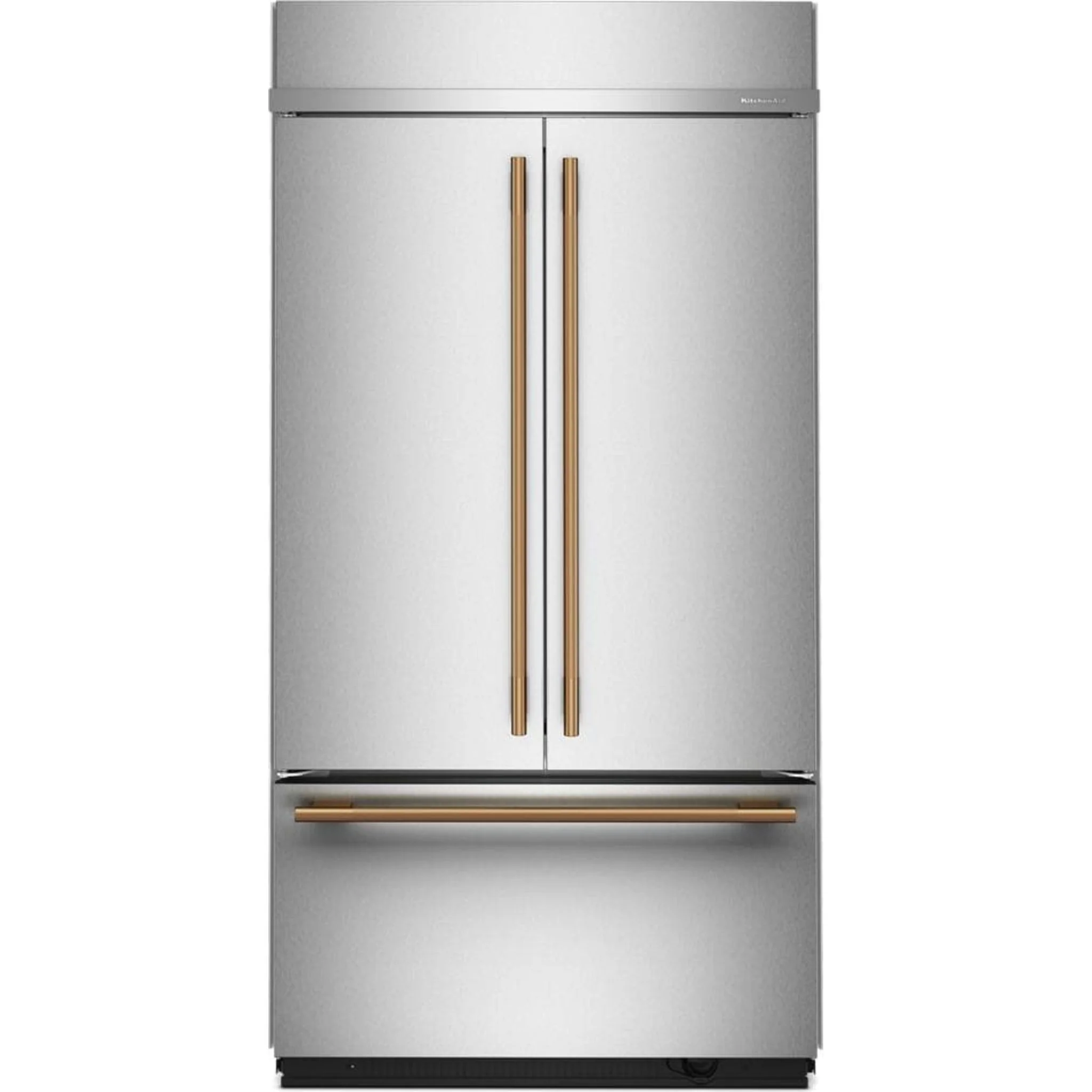 KitchenAid 24.2 Cu. Ft. 42" Built-In French Door Bottom Mount Refrigerator with Platinum Interior - PrintShield Stainless Steel (KBFN542SPS) - Image 7