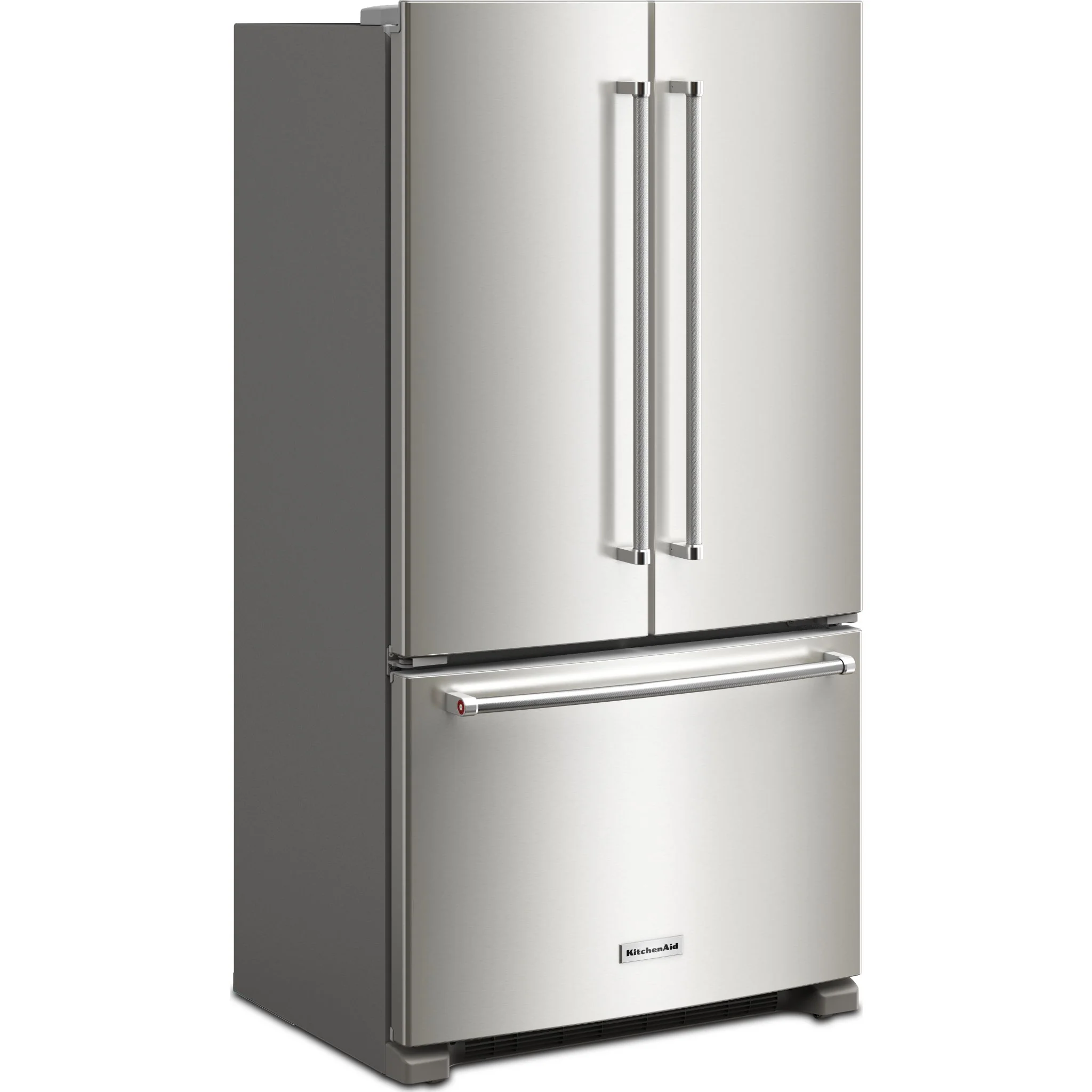 KitchenAid 20 cu. ft. 36-Inch Width Counter-Depth French Door Refrigerator with Interior Dispense -Fingerprint Resistant Stainless Steel (KRFC136RPS)