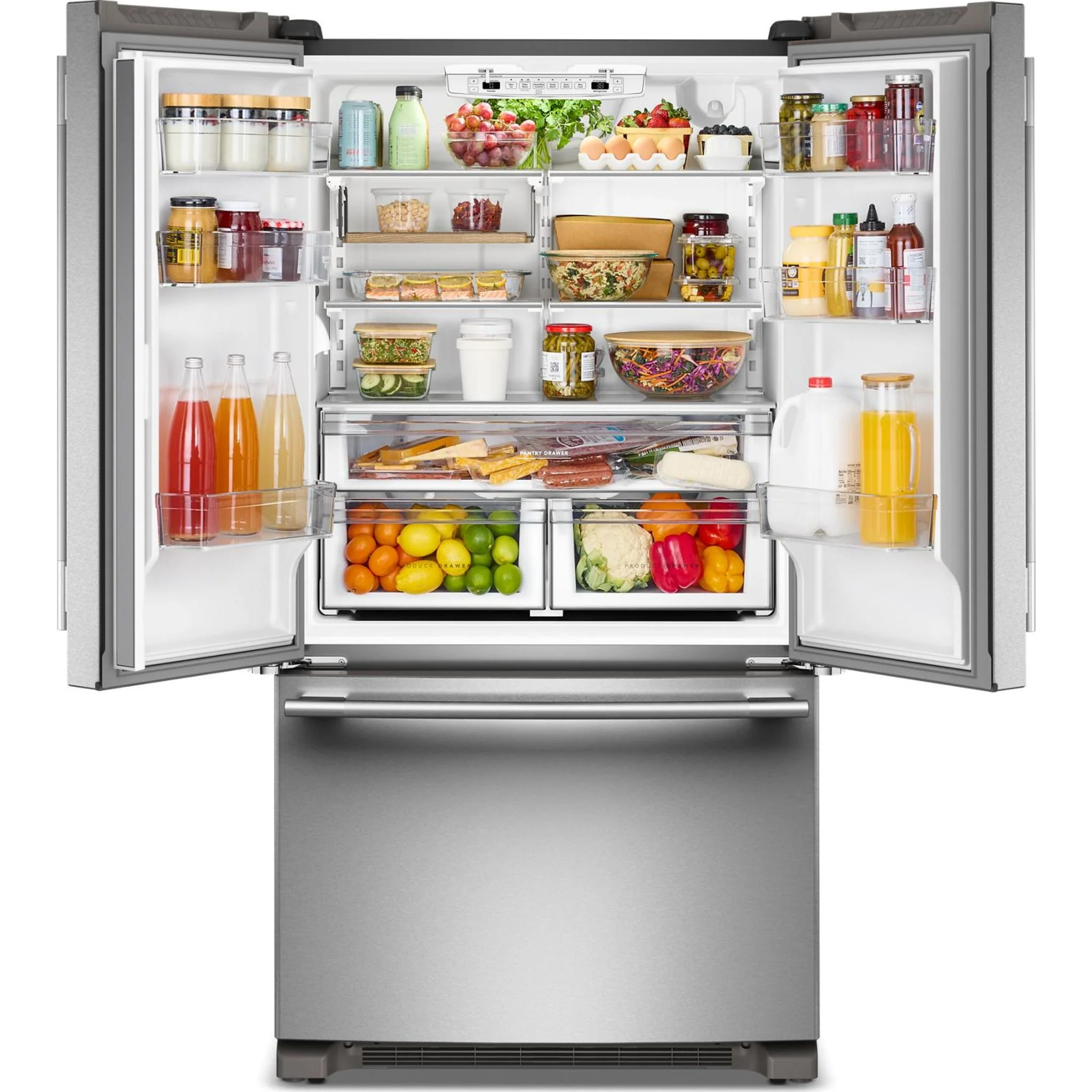 KitchenAid 20 Cu. Ft. 36-Inch Counter-Depth French Door Refrigerator with Internal Water Dispenser -PrintShield Stainless (KRFC136SPS) - Image 7