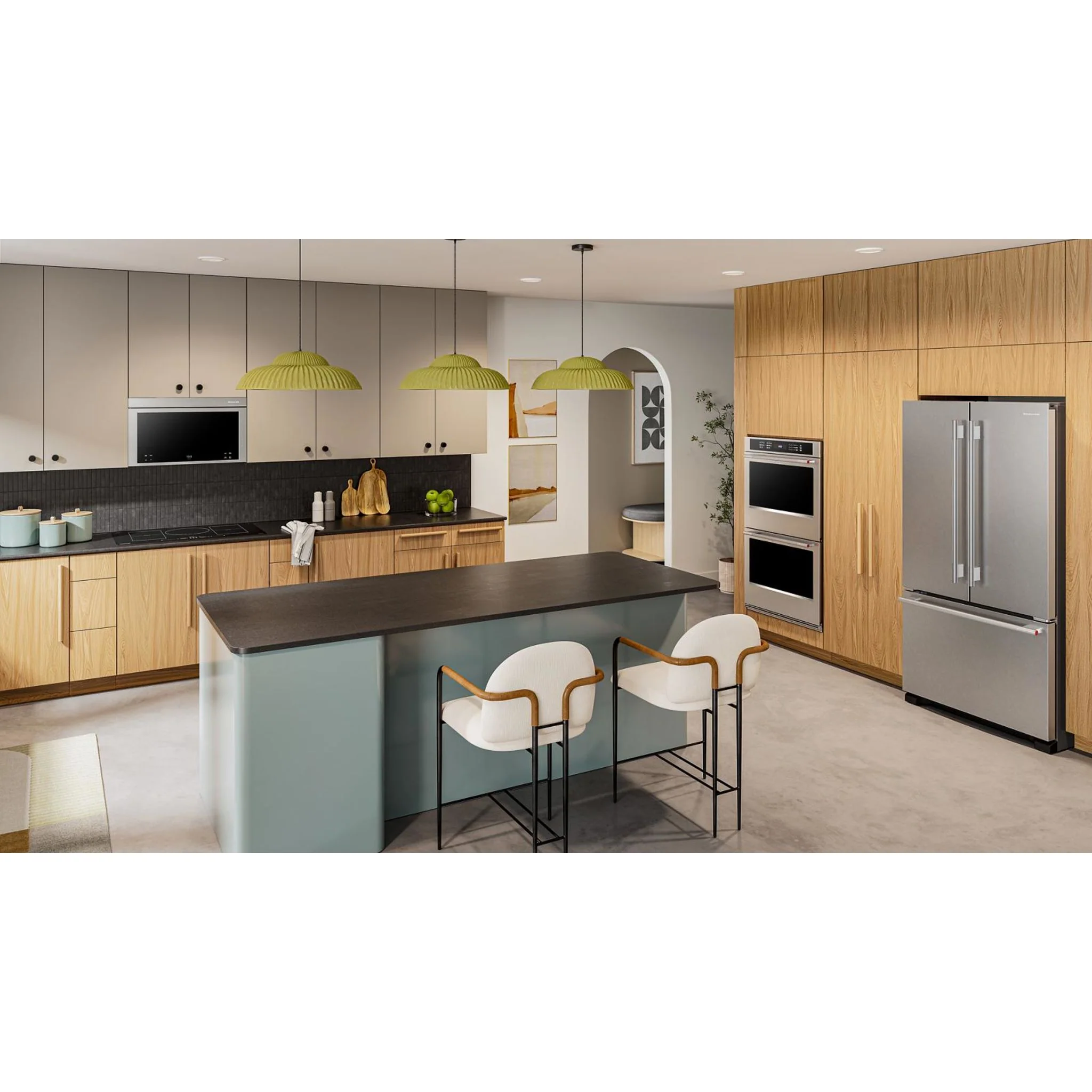 KitchenAid 22 Cu. Ft. 36-Inch Counter-Depth French Door Refrigerator with Internal Water Dispenser -PrintShield Stainless (KRFC136TPS) - Image 11