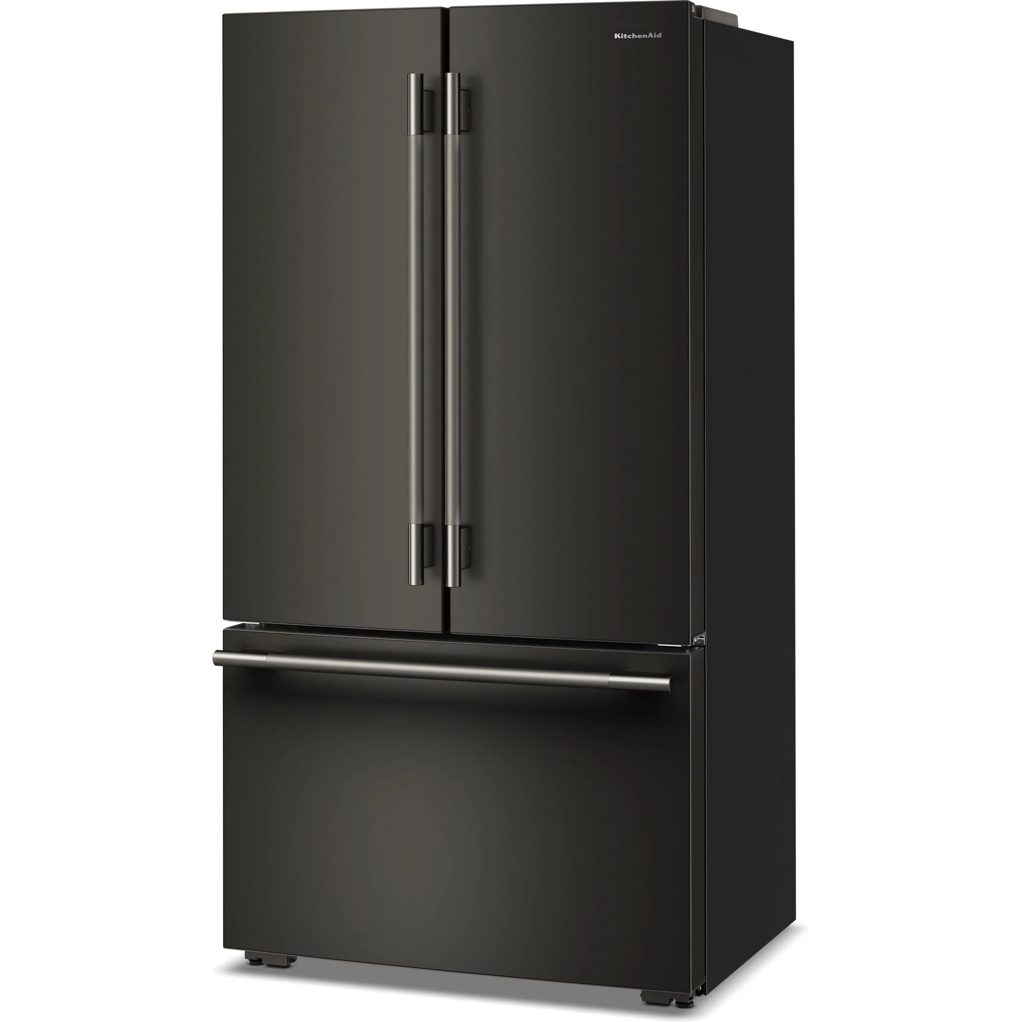 KitchenAid 24 cu. ft. 36-Inch Width Counter-Depth French Door Refrigerator with Interior Dispense -Black Ore (KRFC236SBE) - Image 3