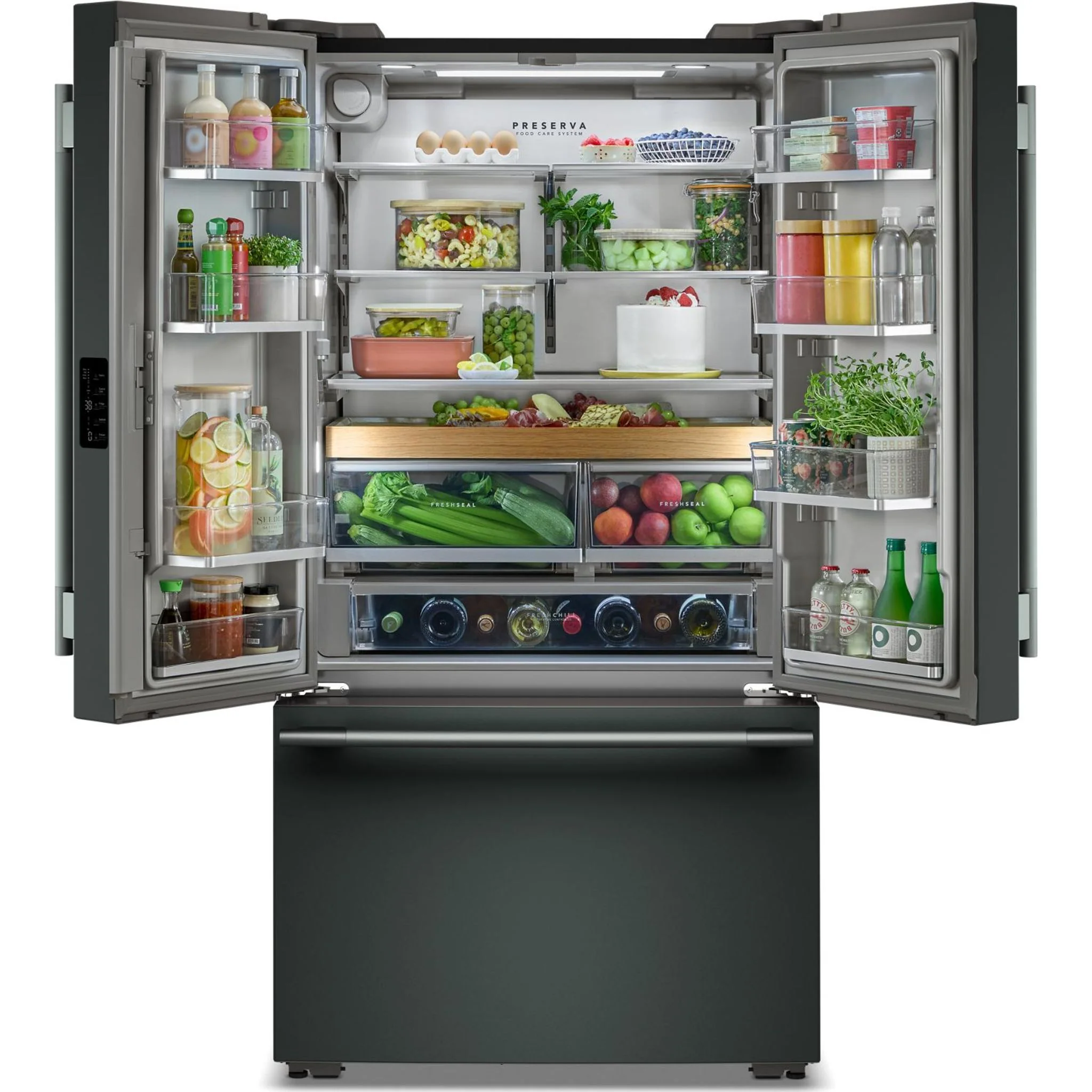 KitchenAid 24 cu. ft. 36-Inch Width Counter-Depth French Door Refrigerator with Interior Dispense -Juniper (KRFC236SJP) - Image 19