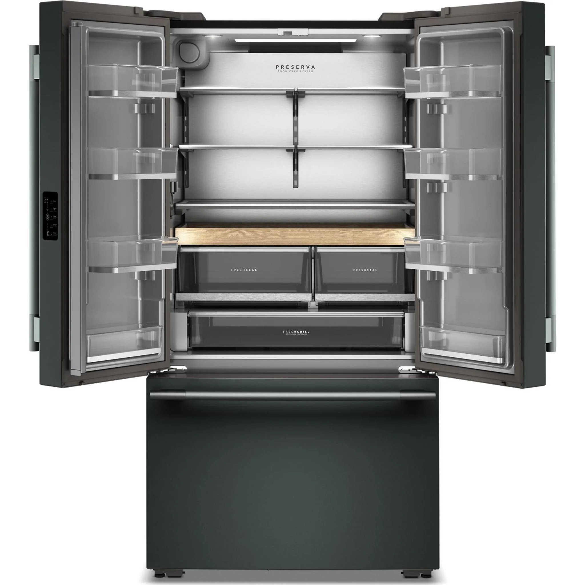 KitchenAid 24 cu. ft. 36-Inch Width Counter-Depth French Door Refrigerator with Interior Dispense -Juniper (KRFC236SJP) - Image 22