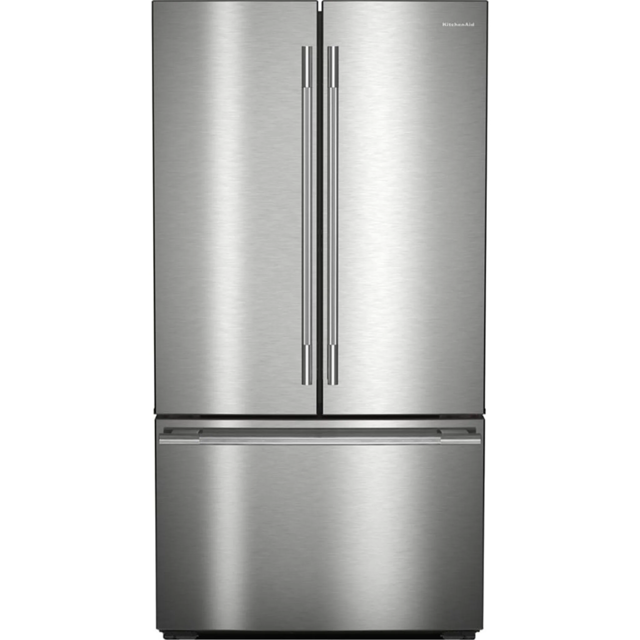 KitchenAid 24 cu. ft. 36-Inch Width Counter-Depth French Door Refrigerator with Interior Dispense -PrintShield Stainless (KRFC236SPS)