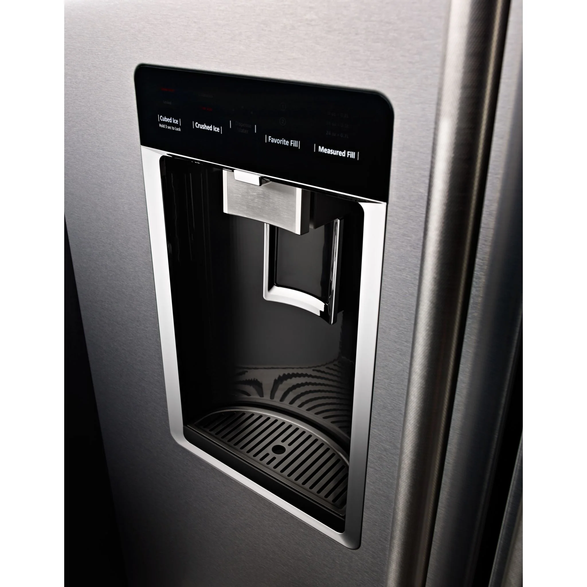 KitchenAid 23.8 cu. ft. 36" Counter-Depth French Door Platinum Interior Refrigerator with PrintShieldFinish -Stainless Steel (KRFC704FPS) - Image 5