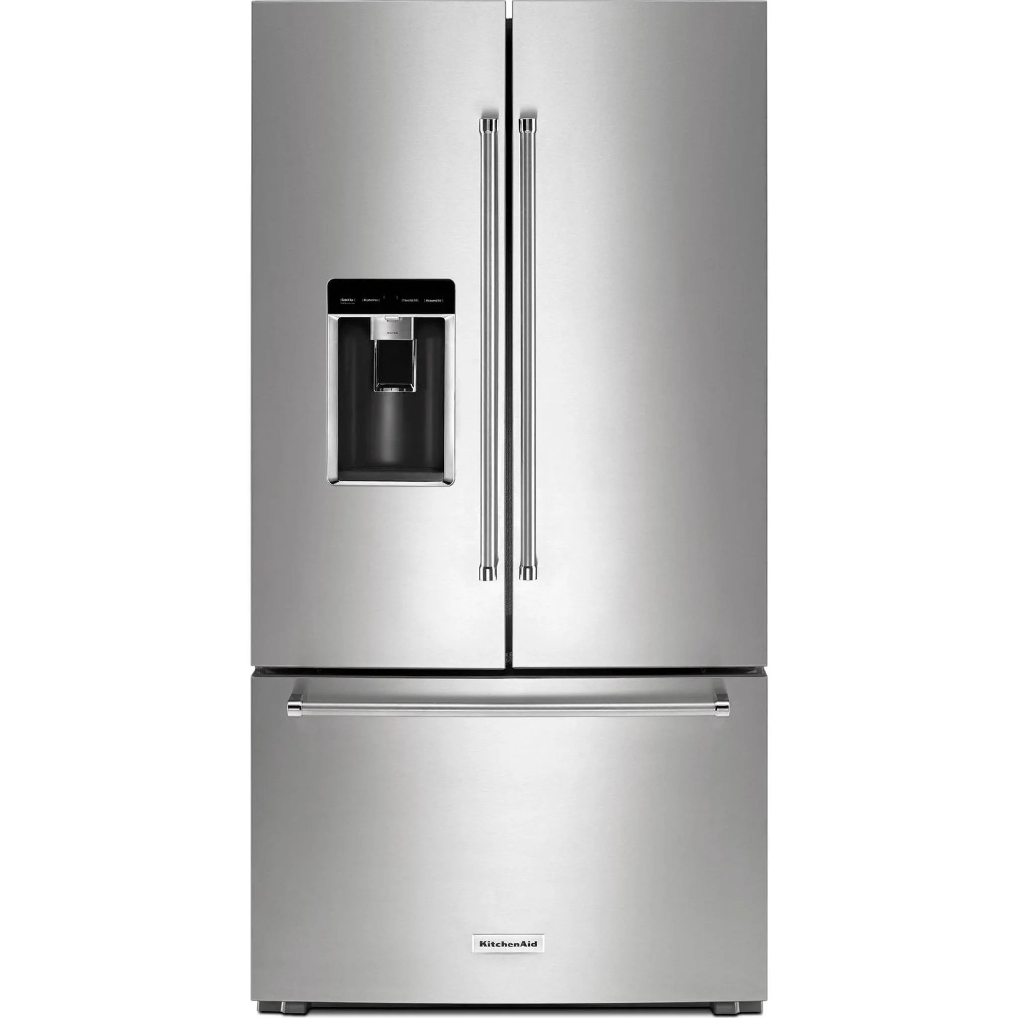 KitchenAid 23.8 cu. ft. 36" Counter-Depth French Door Platinum Interior Refrigerator with PrintShieldFinish -Stainless Steel (KRFC704FPS) - Image 6
