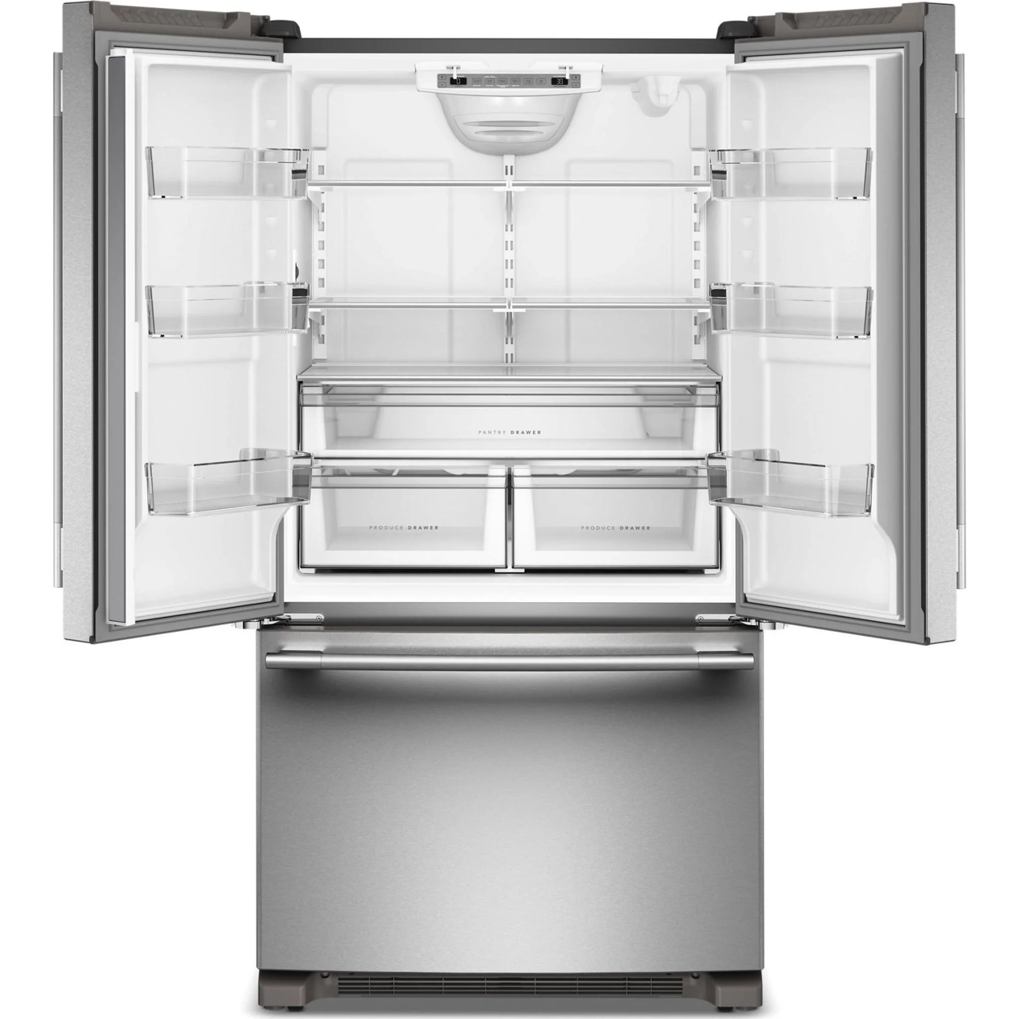 KitchenAid 25 Cu. Ft. 36-Inch Standard-Depth French Door Refrigerator with Internal Water Dispenser -PrintShield Stainless (KRFF136SPS) - Image 9