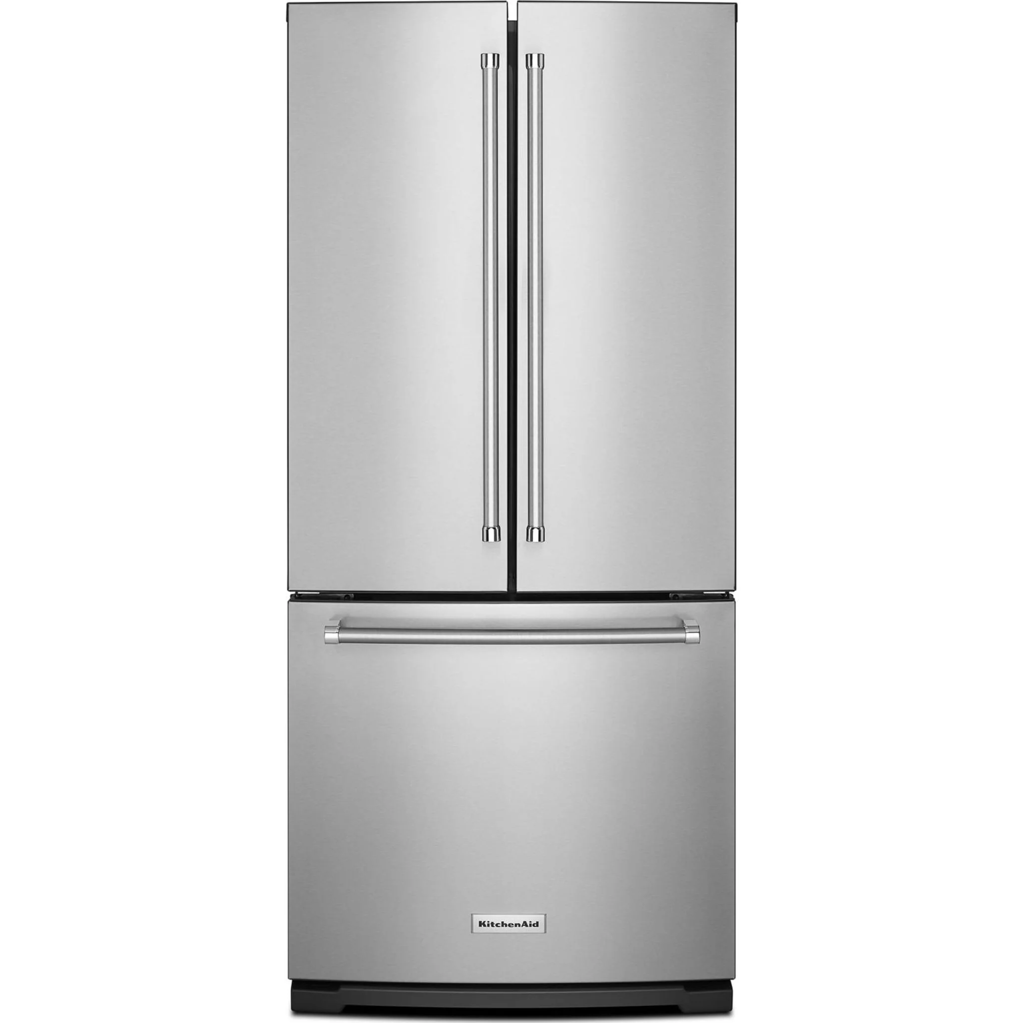 KitchenAid 20 cu.ft. 30" Width Standard Depth French Door Refrigerator with Interior Dispense - Stainless Steel (KRFF300ESS) - Image 22