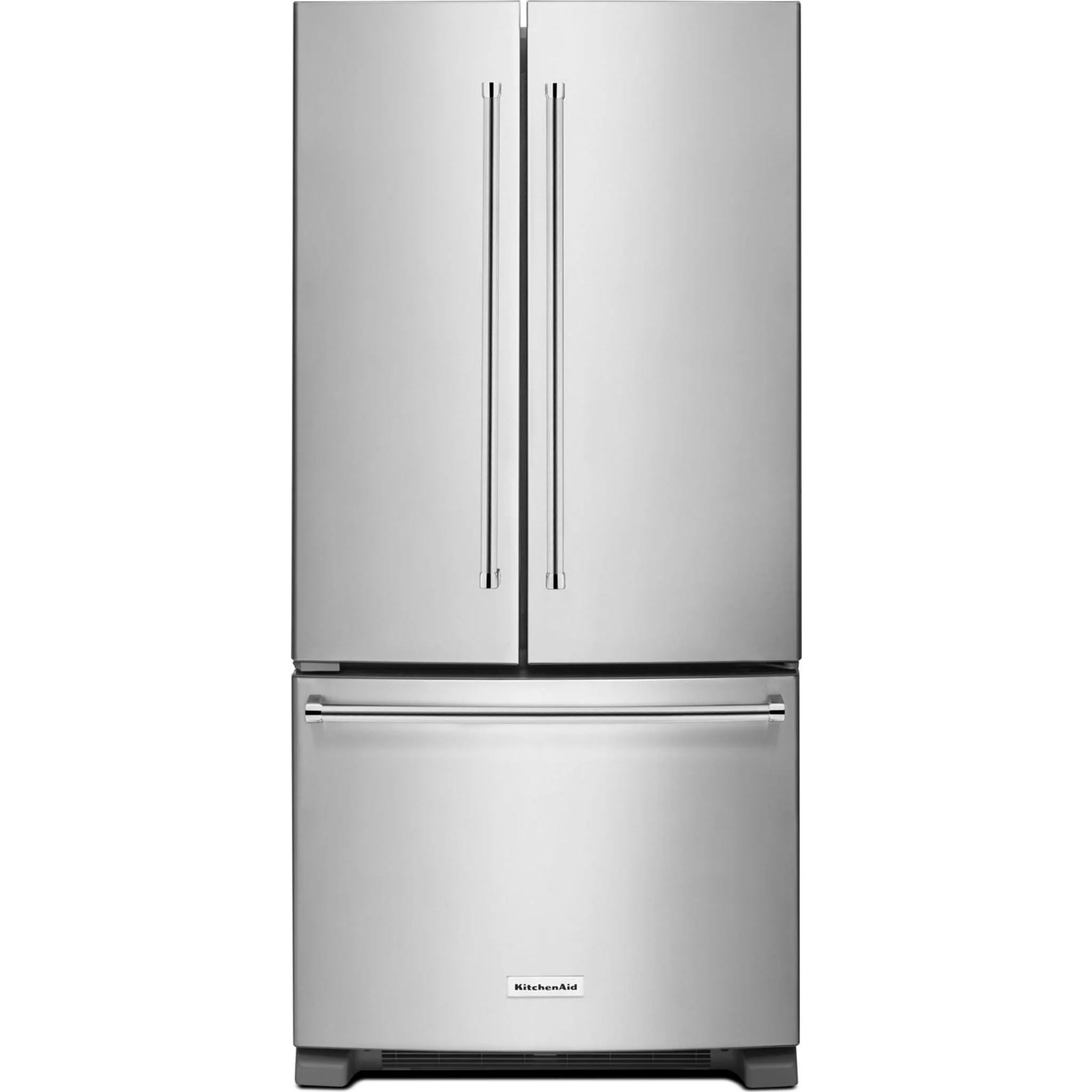 KitchenAid 22 cu. Ft. 33-Inch Width Standard Depth French Door Refrigerator with Interior Dispense -Stainless Steel (KRFF302ESS) - Image 18
