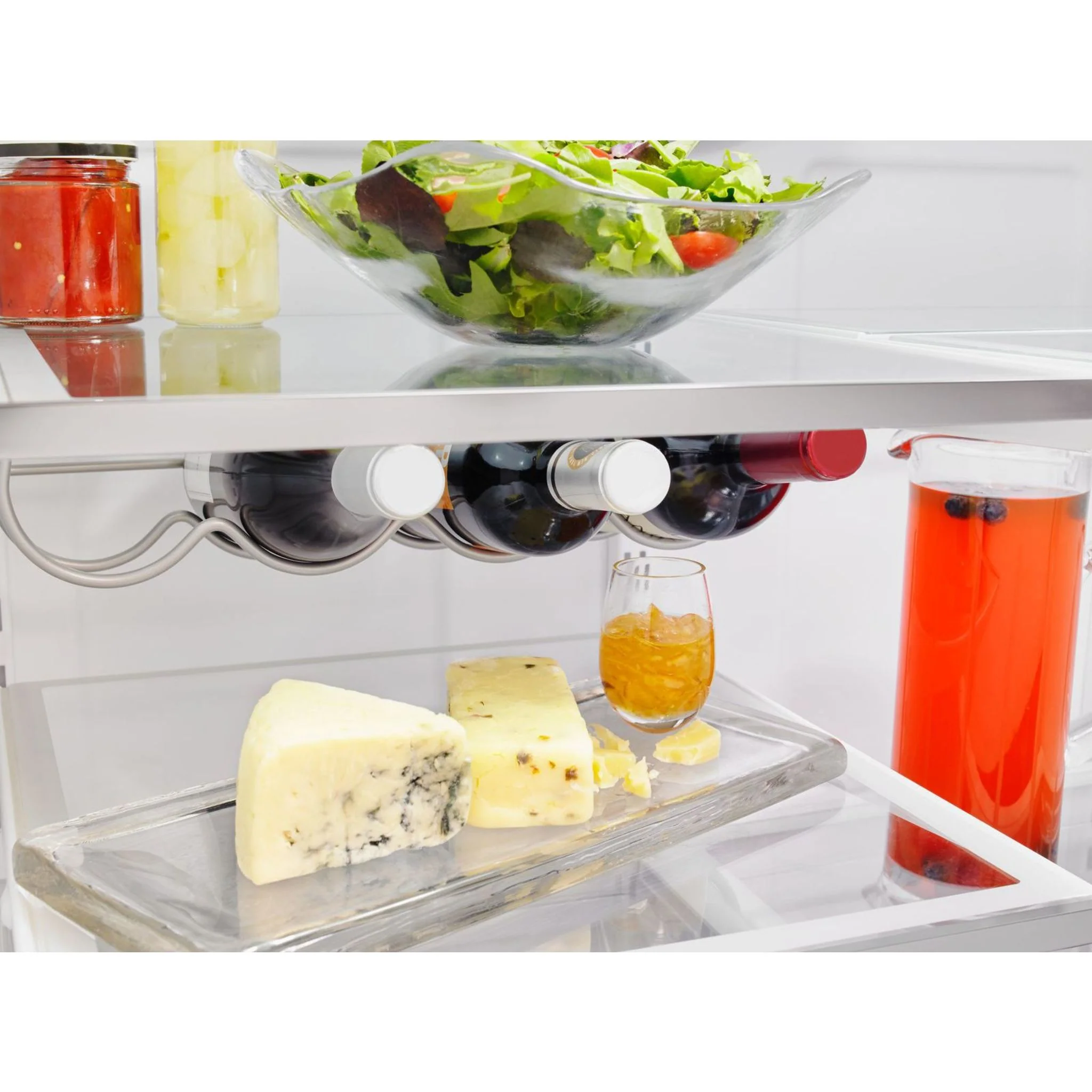 KitchenAid 25 cu.ft. 36-Width Standard Depth French Door Refrigerator with Interior Dispense -Stainless Steel (KRFF305ESS) - Image 13
