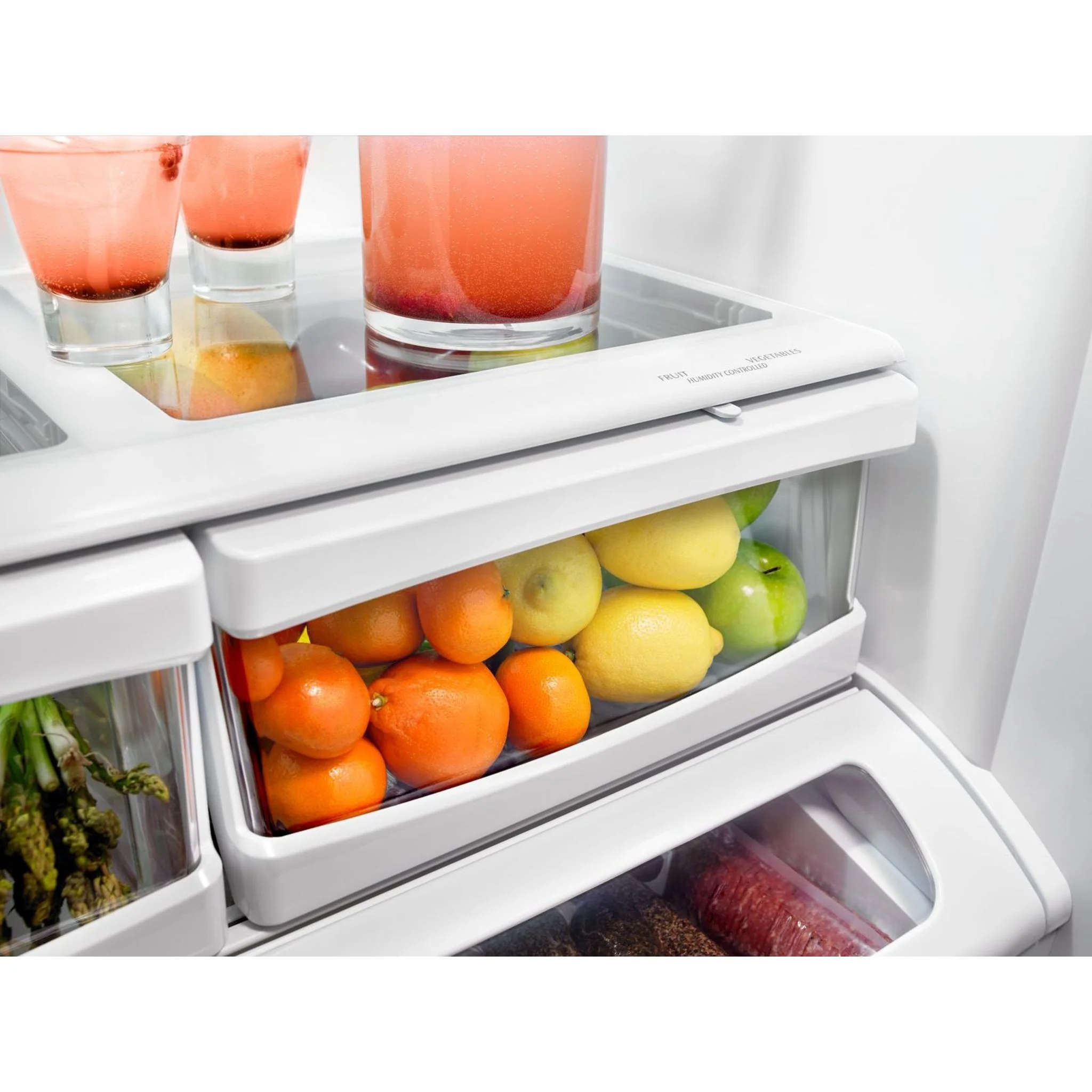 KitchenAid 25 cu.ft. 36-Width Standard Depth French Door Refrigerator with Interior Dispense -Stainless Steel (KRFF305ESS) - Image 22