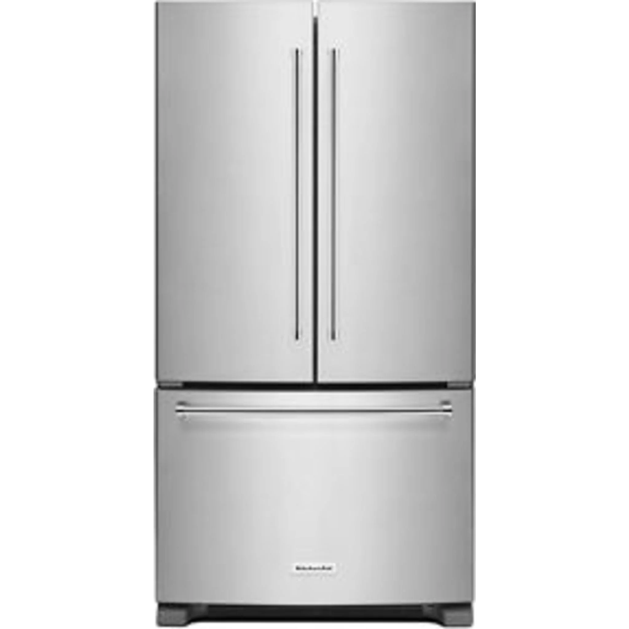 KitchenAid 25 cu.ft. 36-Width Standard Depth French Door Refrigerator with Interior Dispense -Stainless Steel (KRFF305ESS) - Image 46