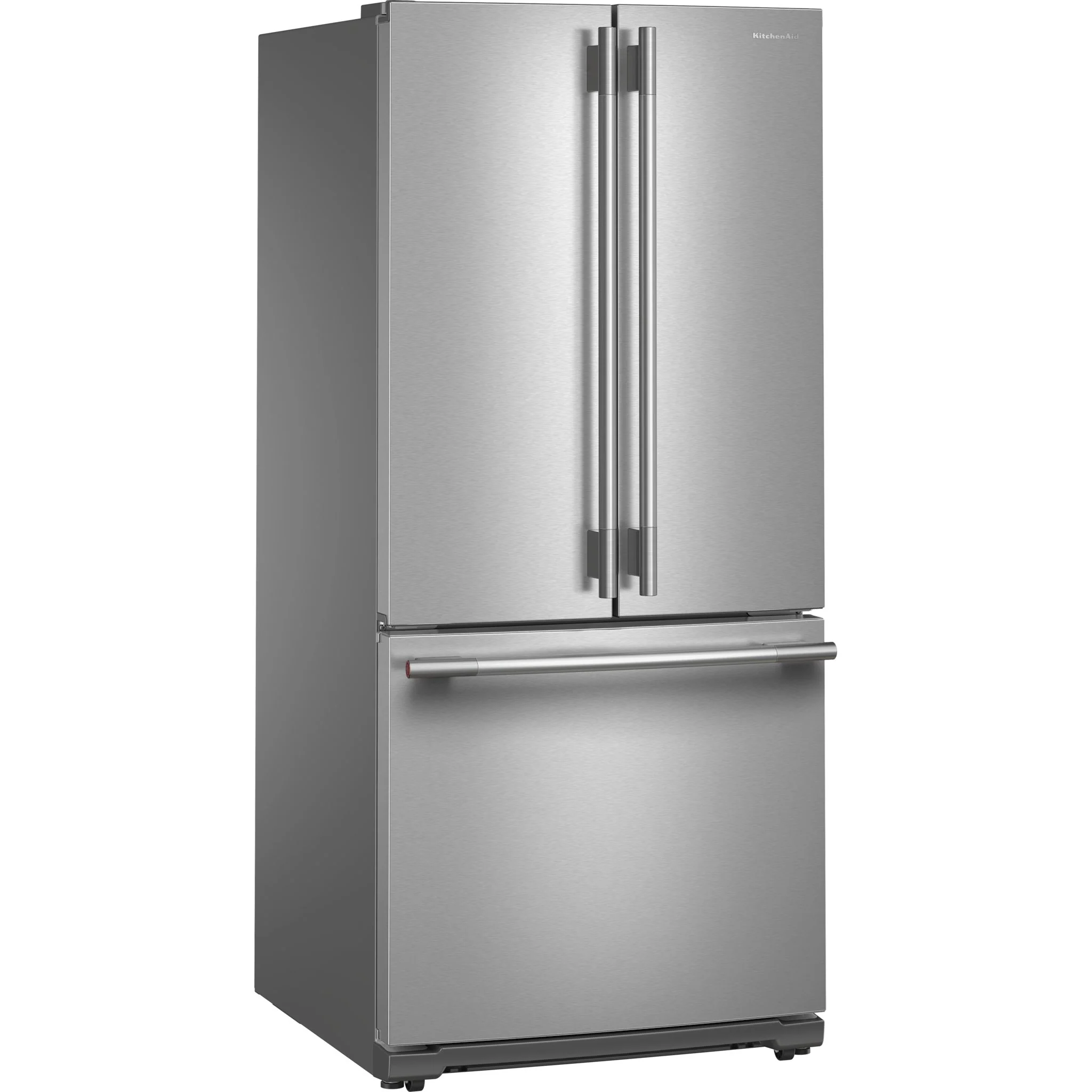 KitchenAid 20 Cu. Ft. 30-Inch Standard Depth French Door Refrigerator with Interior Dispenser - PrintShield Stainless (KRFF330SPS) - Image 2