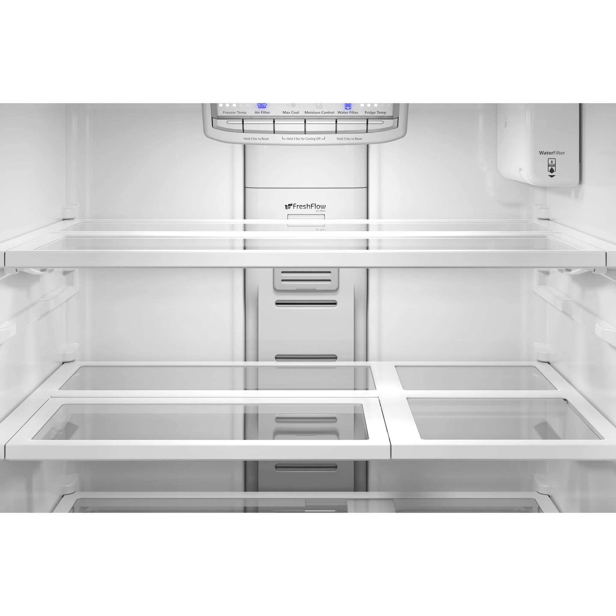 KitchenAid 20 Cu. Ft. 30-Inch Standard Depth French Door Refrigerator with Interior Dispenser - PrintShield Stainless (KRFF330SPS) - Image 4