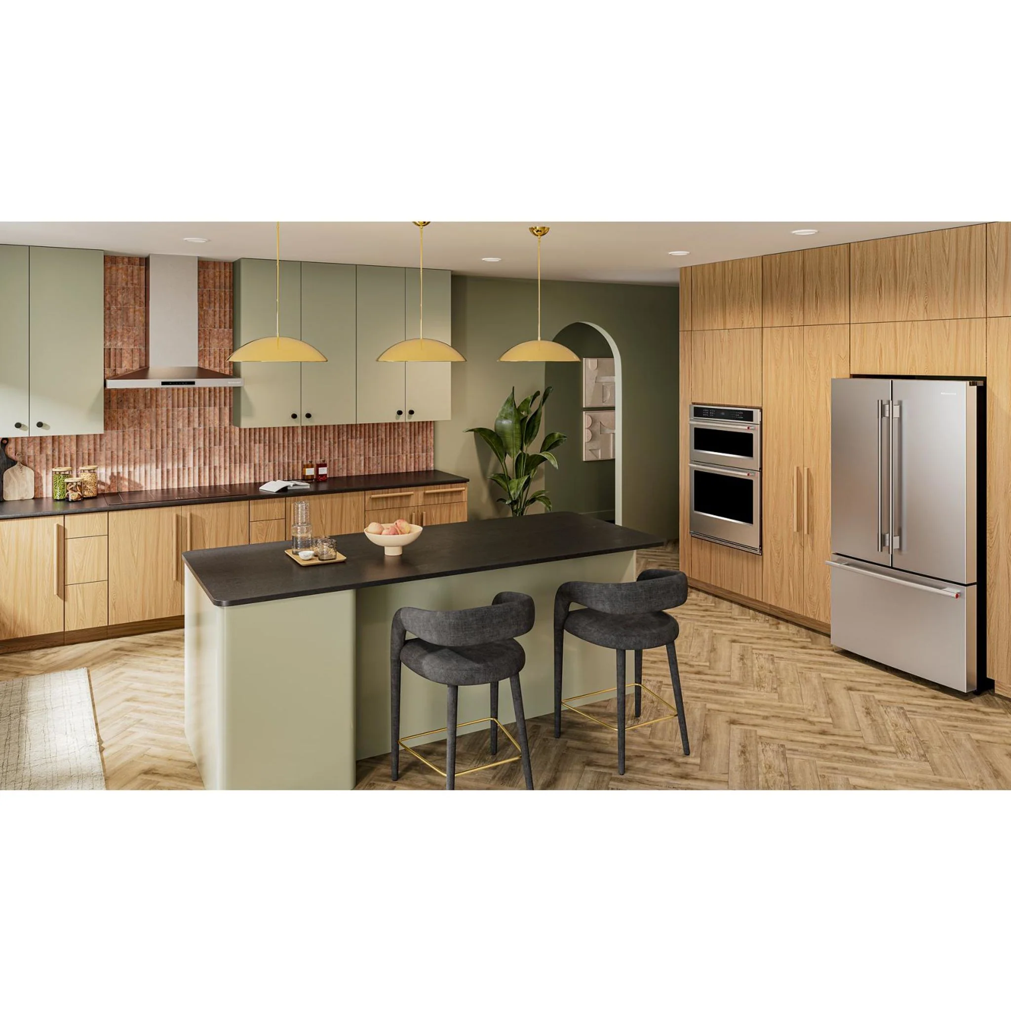 KitchenAid 31 cu. ft. French Door Refrigerator with Interior Water and Ice -PrintShield Stainless (KRFF336SPS) - Image 15