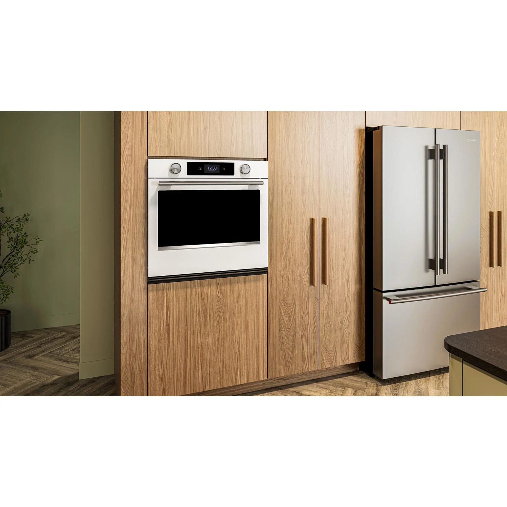 KitchenAid 31 cu. ft. French Door Refrigerator with Interior Water and Ice -PrintShield Stainless (KRFF336SPS) - Image 25