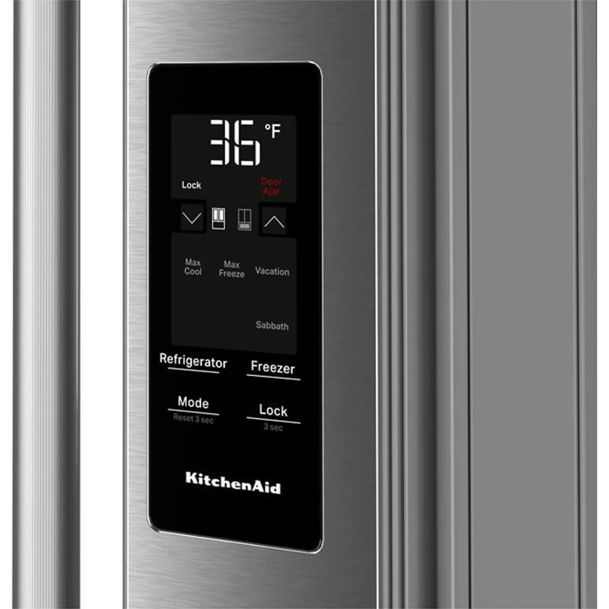 KitchenAid 30 cu. ft. French Door Refrigerator with Exterior Water and Ice -PrintShield Stainless (KRFF436SPS) - Image 13