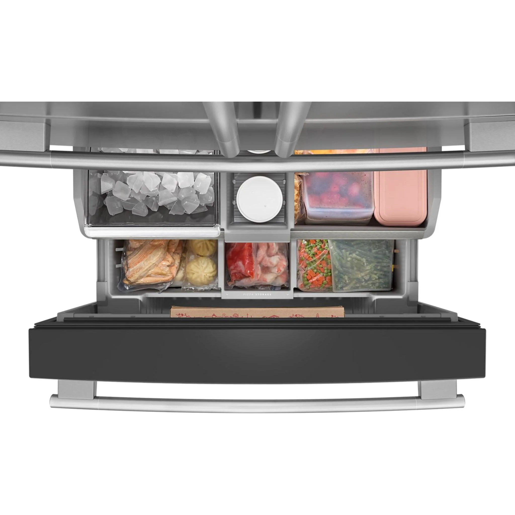 KitchenAid 30 Cu. Ft. French Door Refrigerator with Interior Water & Ice and FreshChill Refrigerated Drawer - PrintShield Stainless (KRMF336SPS) - Image 10