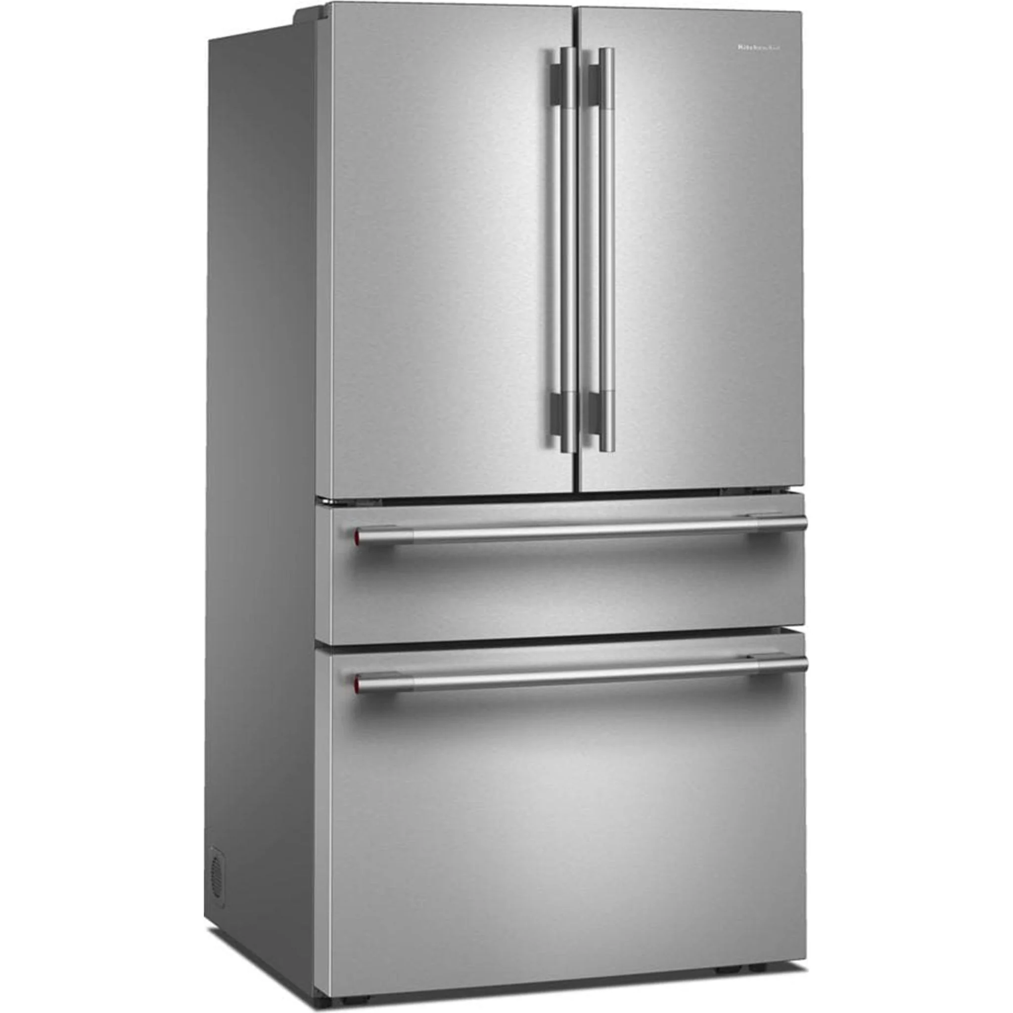 KitchenAid 30 Cu. Ft. French Door Refrigerator with Interior Water & Ice and FreshChill Refrigerated Drawer - PrintShield Stainless (KRMF336SPS) - Image 12