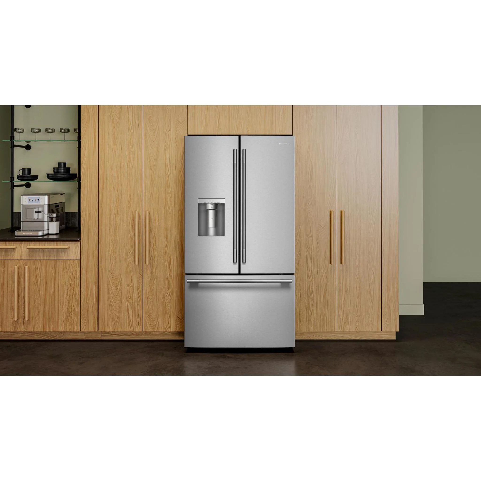 KitchenAid 30 Cu. Ft. French Door Refrigerator with Interior Water & Ice and FreshChill Refrigerated Drawer - PrintShield Stainless (KRMF336SPS) - Image 15