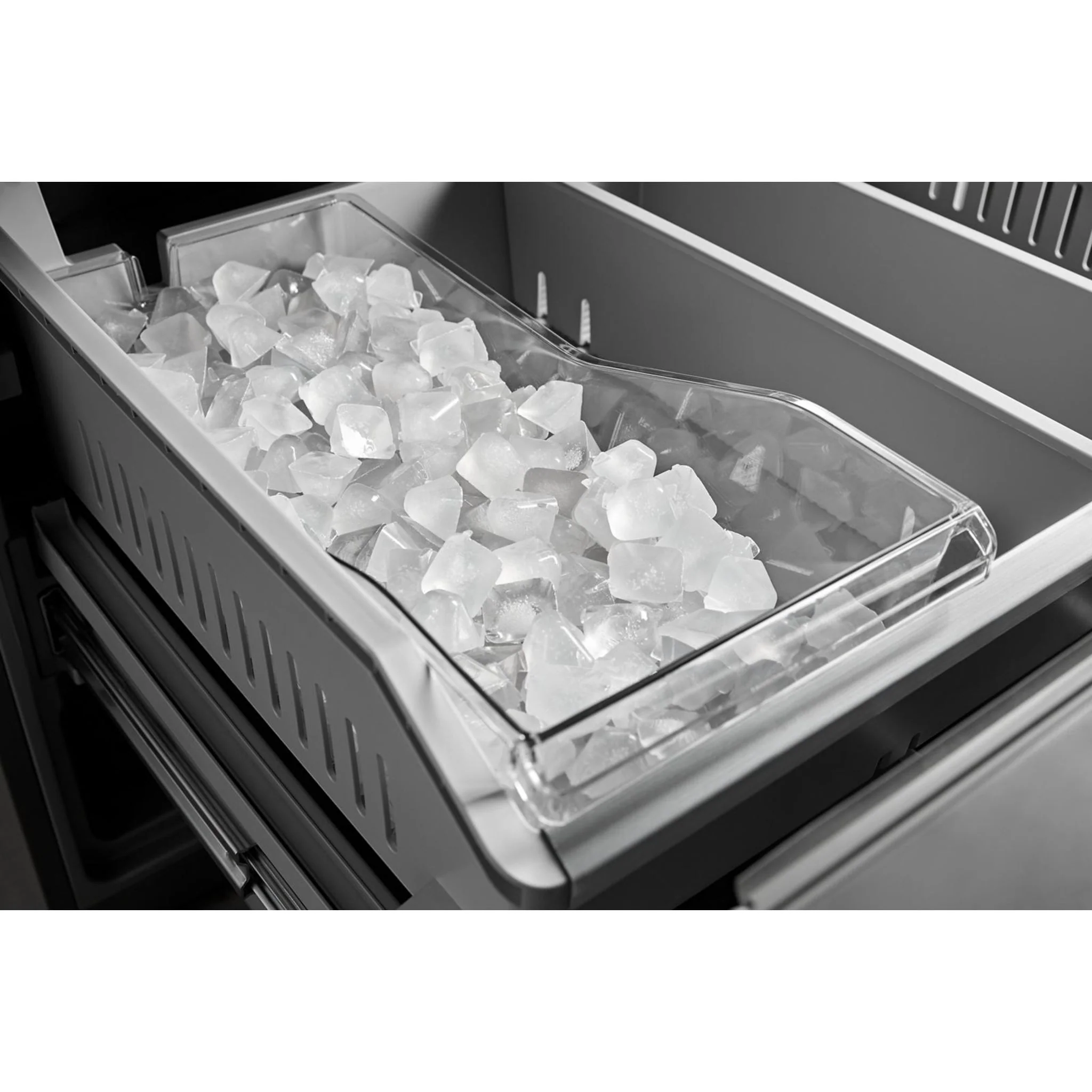 KitchenAid 30 Cu. Ft. French Door Refrigerator with Interior Water & Ice and FreshChill Refrigerated Drawer - PrintShield Stainless (KRMF336SPS) - Image 20