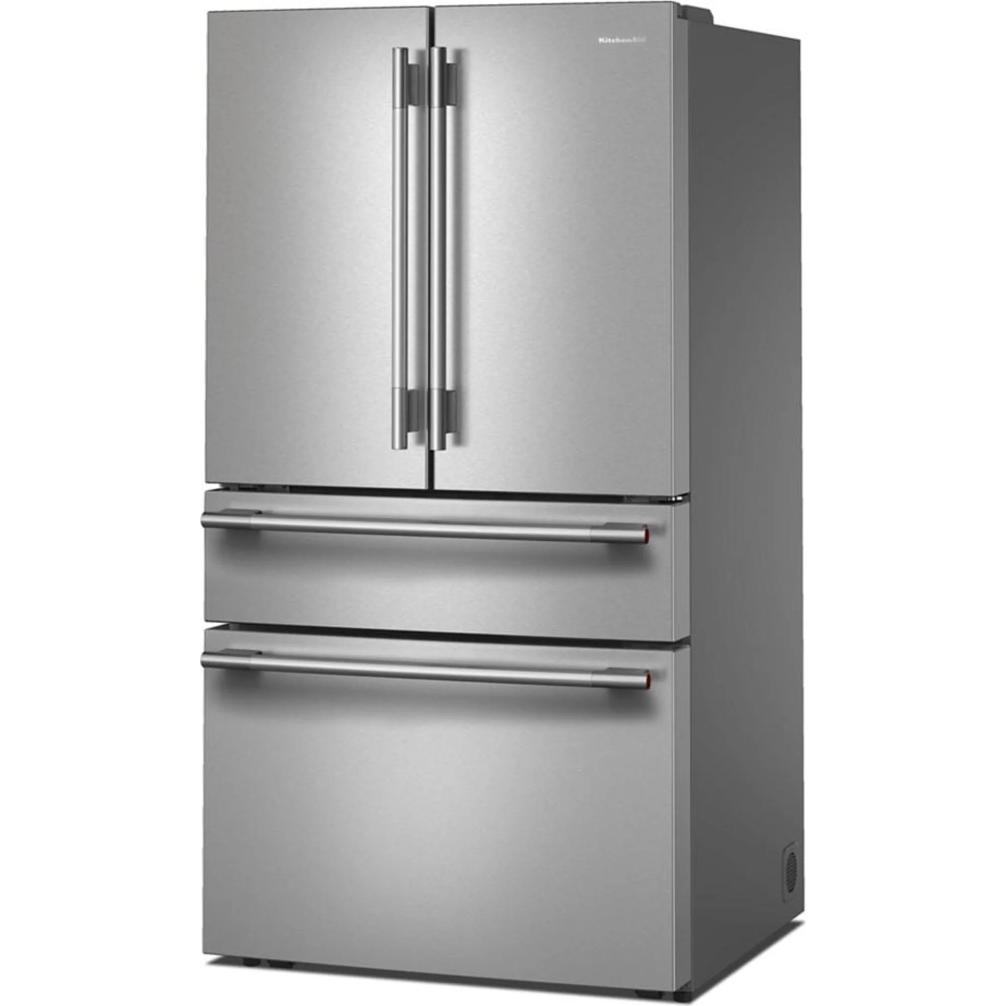 KitchenAid 30 Cu. Ft. French Door Refrigerator with Interior Water & Ice and FreshChill Refrigerated Drawer - PrintShield Stainless (KRMF336SPS) - Image 5