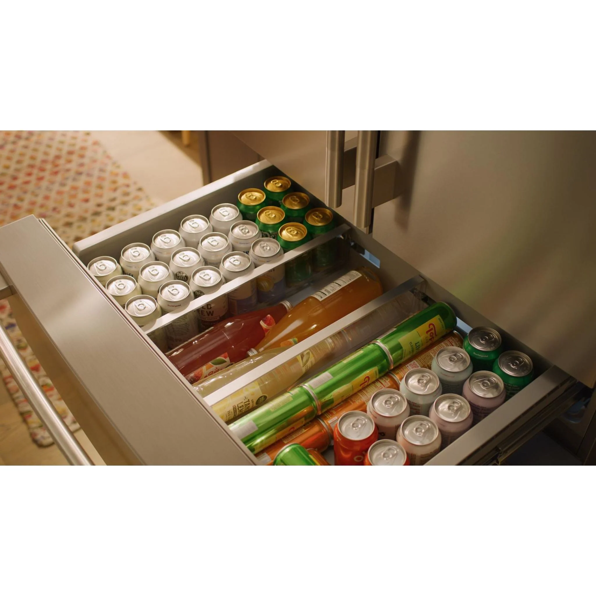 KitchenAid 30 Cu. Ft. French Door Refrigerator with Interior Water & Ice and FreshChill Refrigerated Drawer - PrintShield Stainless (KRMF336SPS) - Image 9