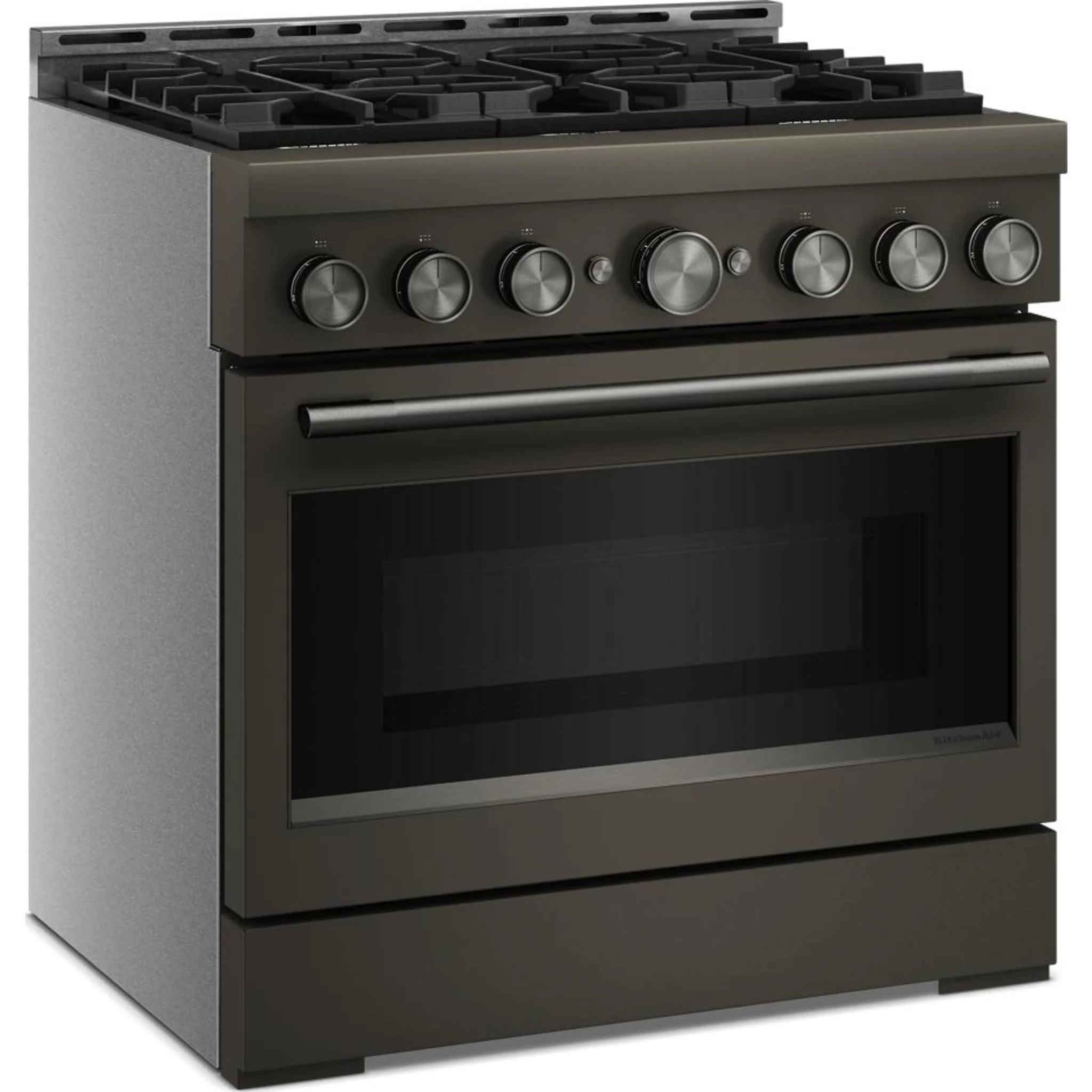KitchenAid 36-Inch 6 Burner Commercial-Style Gas Range with No Preheat Air Fry Mode -Black Ore (KFGS936SBE) - Image 8