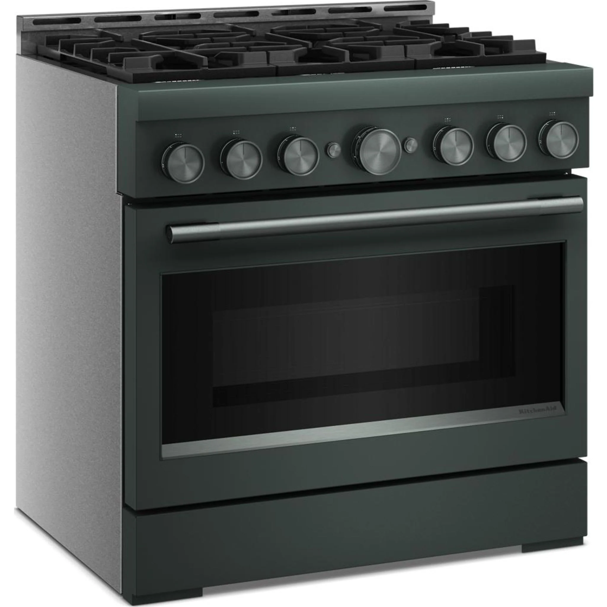 KitchenAid 36-Inch 6 Burner Commercial-Style Gas Range with No Preheat Air Fry Mode -Juniper (KFGS936SJP) - Image 8