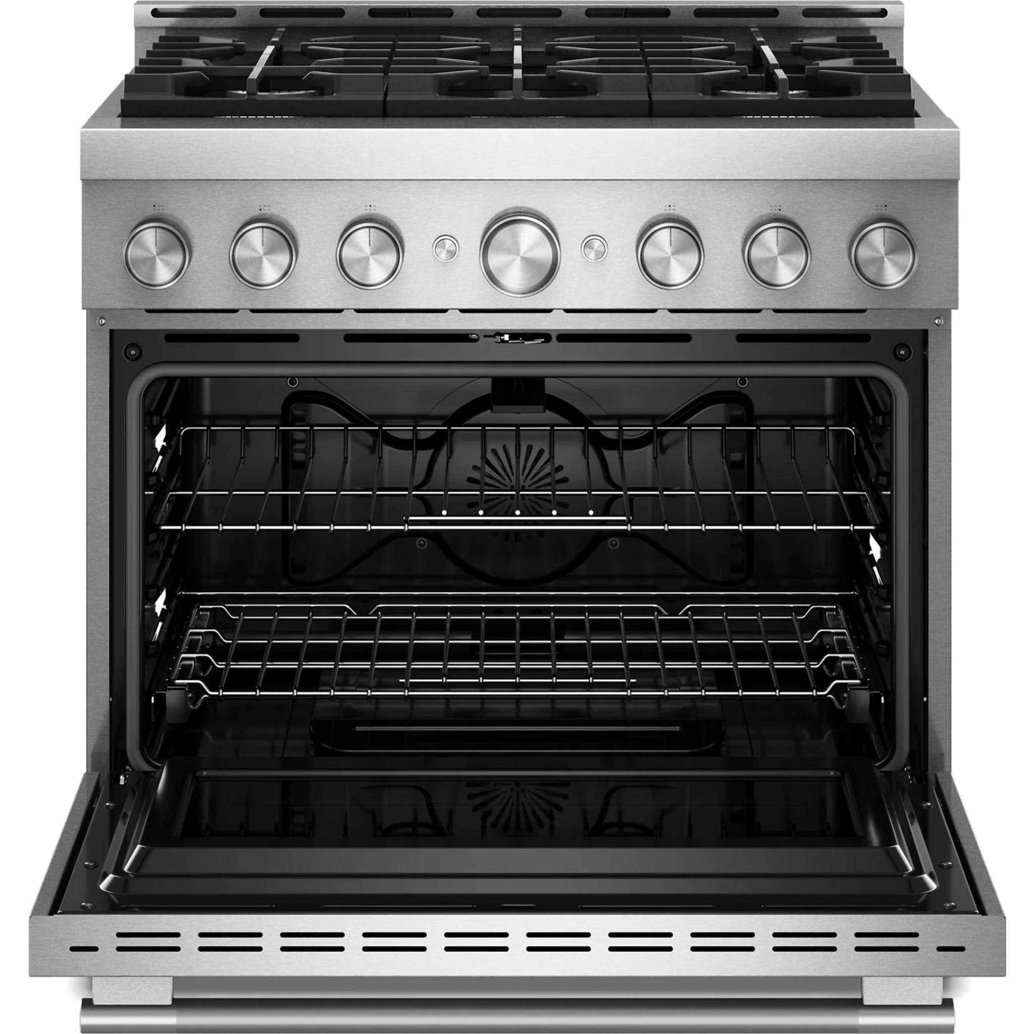 KitchenAid 36-Inch 6 Burner Commercial-Style Gas Range with No Preheat Air Fry Mode -Stainless Steel (KFGS936SSS) - Image 9