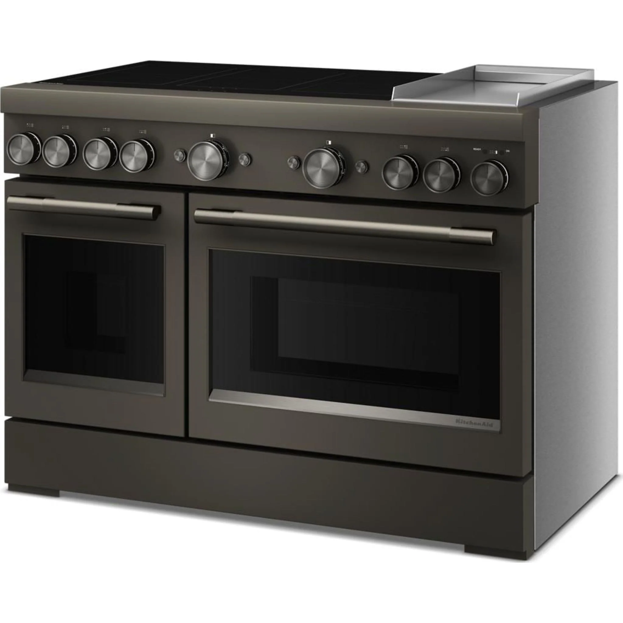 KitchenAid 48-Inch 6-Element Induction Freestanding Commercial-Style Range with Griddle -Black Ore (KFID948SBE) - Image 7