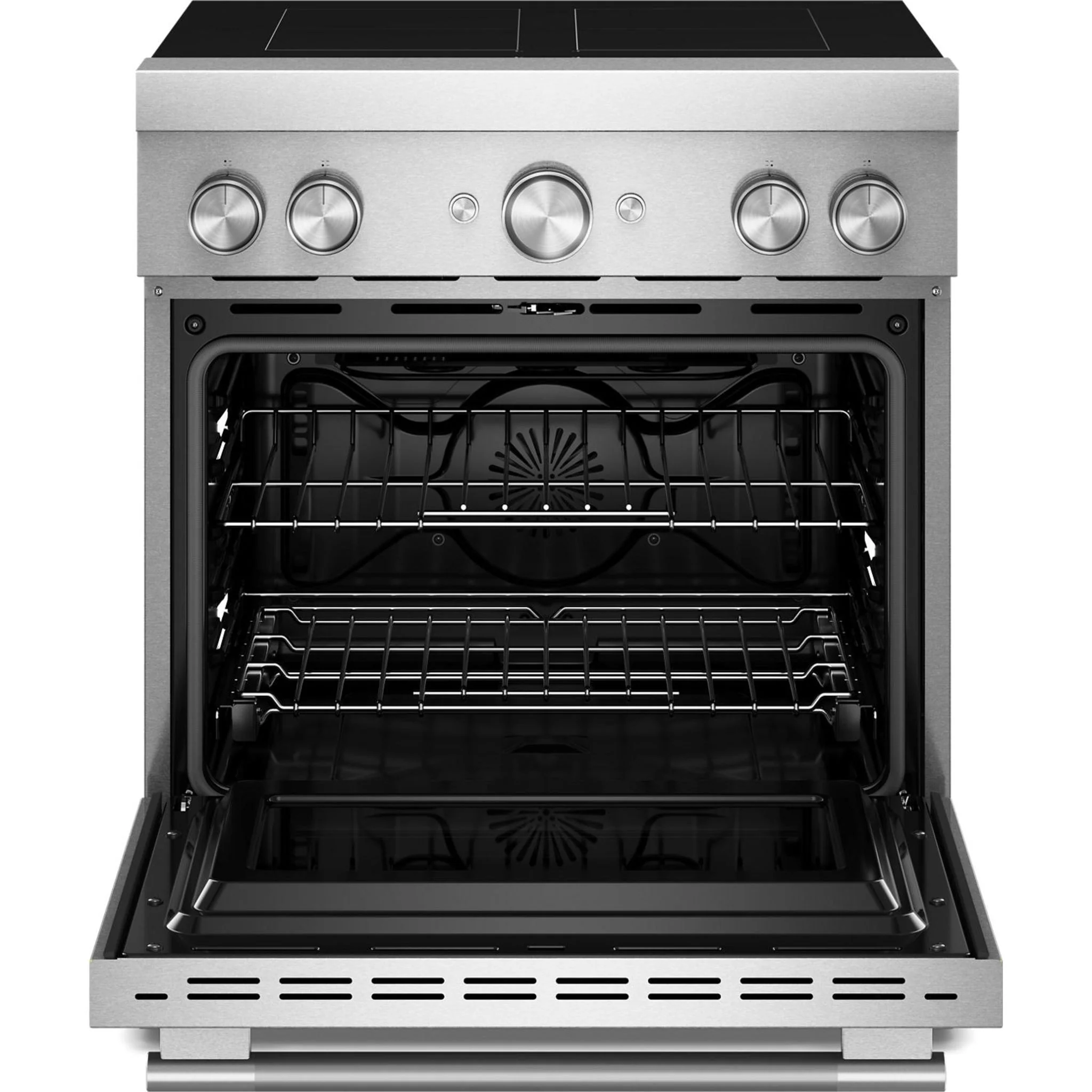 KitchenAid 30-Inch 4-Element Induction Freestanding Commercial-Style Range with Air Fry -Stainless Steel (KFIS930SSS) - Image 5