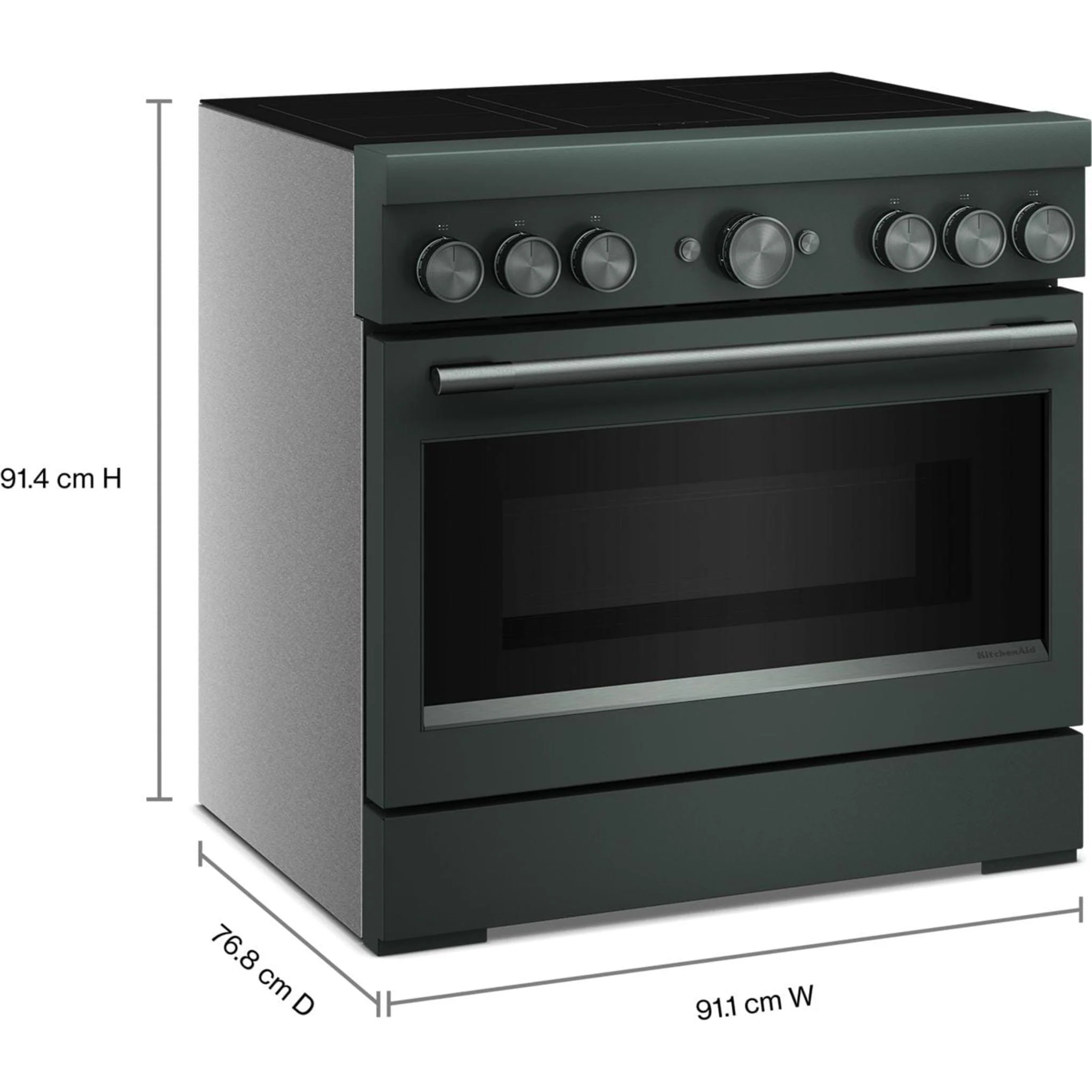 KitchenAid 36" Induction Range (KFIS936SJP) - Juniper - Image 2